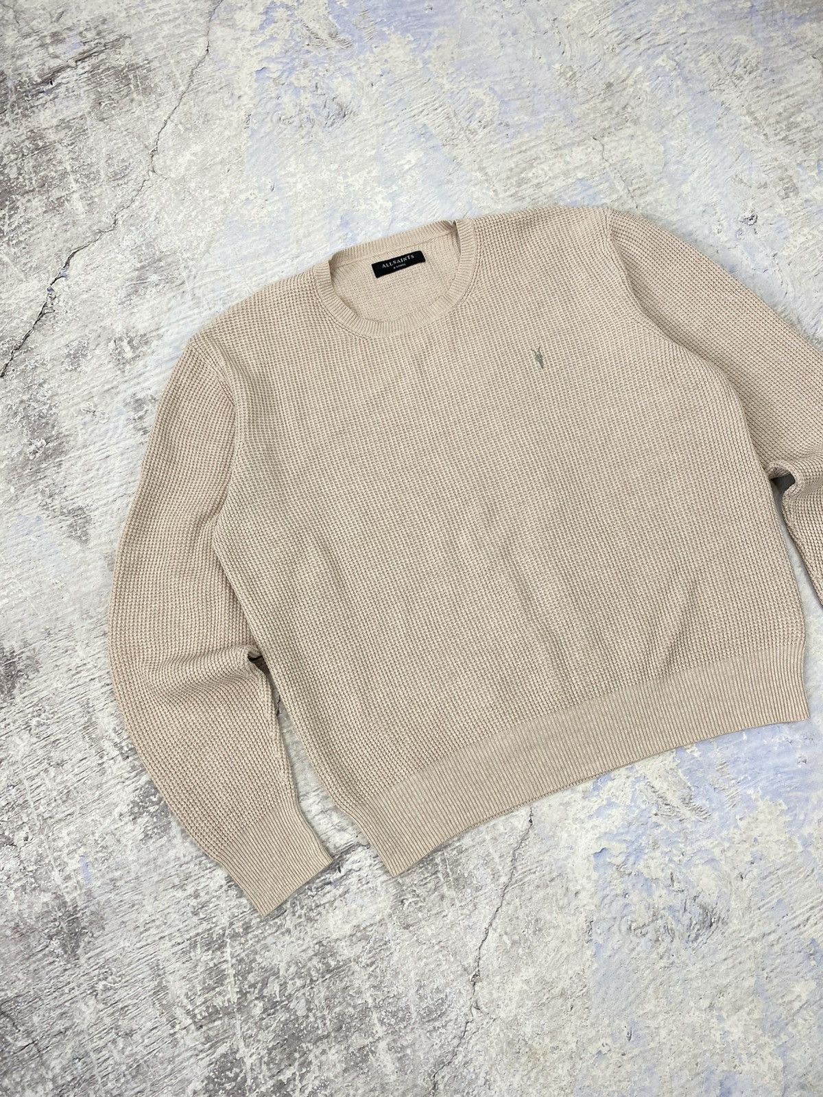 Allsaints × Designer Allsaints sweater pullover mens cotton Size US L / EU 52-54 / 3 - 6 Thumbnail