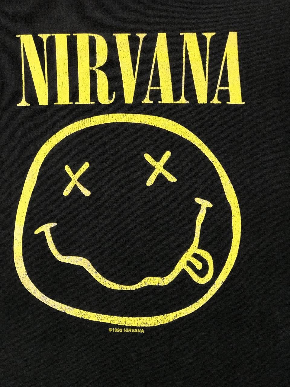 Band Tees Vintage Nirvana Smiley album kurt cobain grunge Size US M / EU 48-50 / 2 - 3 Thumbnail