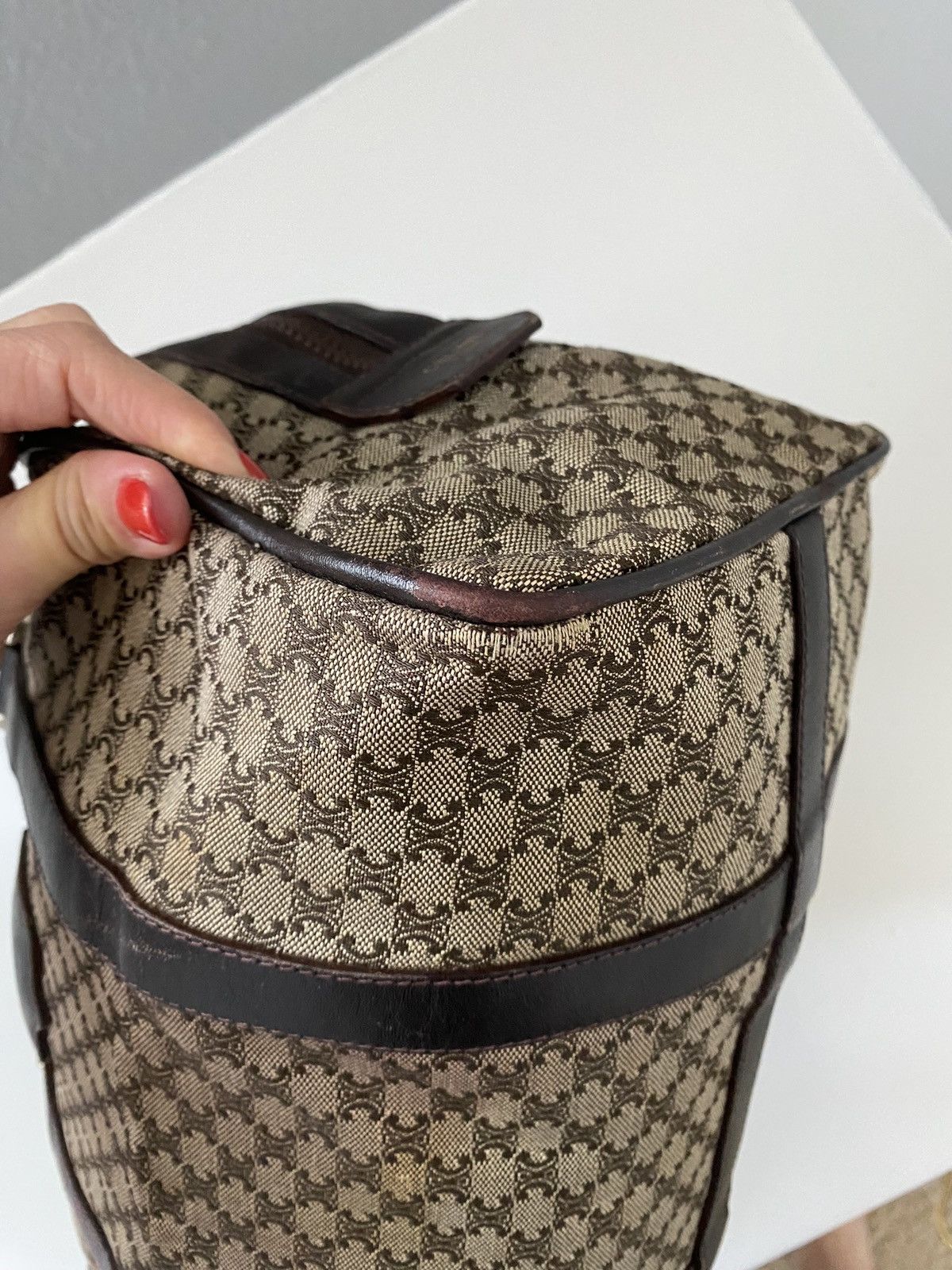 Celine Authentic Vintage Boston Duffel Bag Size ONE SIZE - 11 Thumbnail