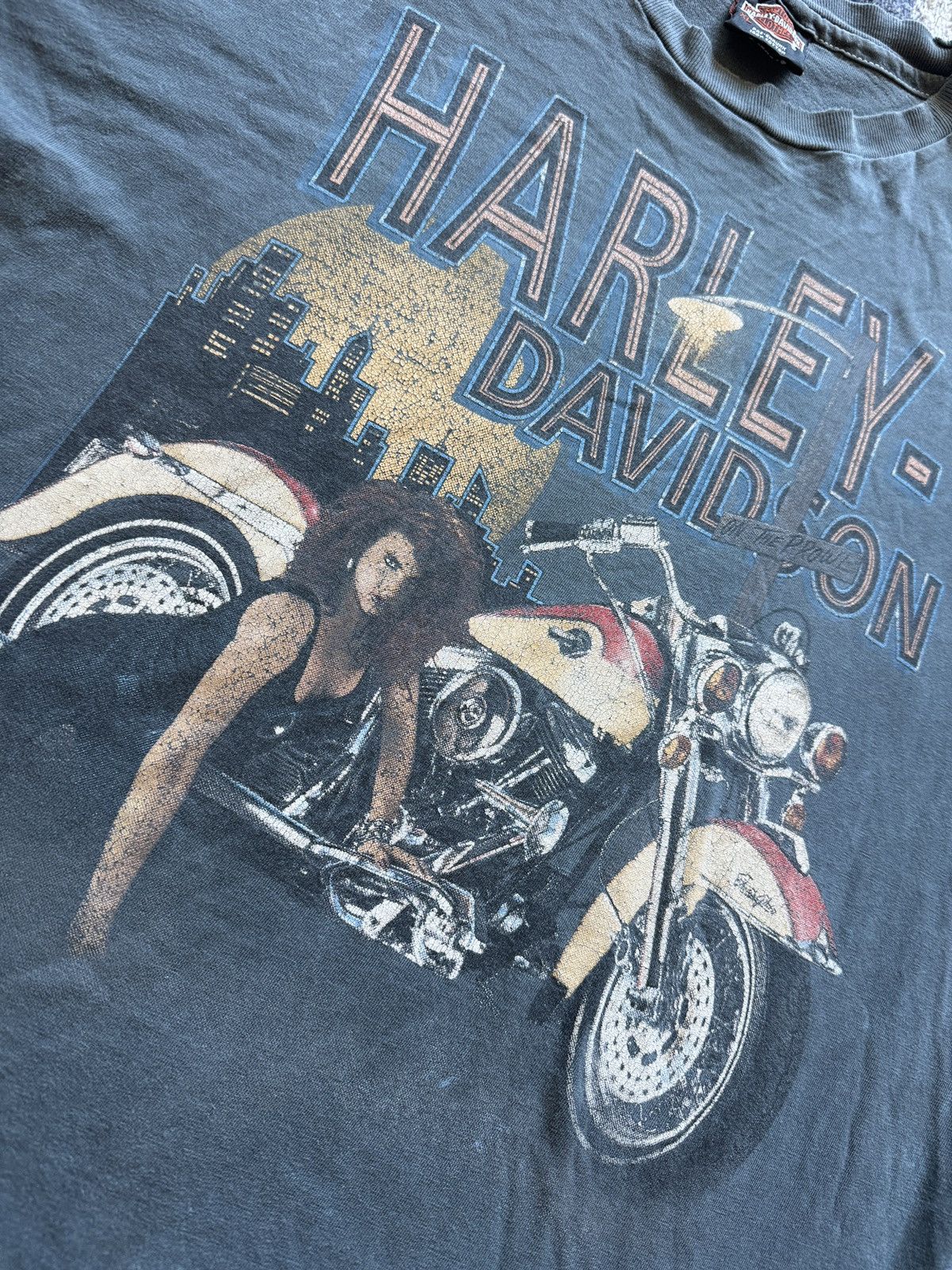 Harley Davidson Vintage 90s Harley Davidson Dumfries VA T-Shirt XL Size US XL / EU 56 / 4 - 2 Thumbnail