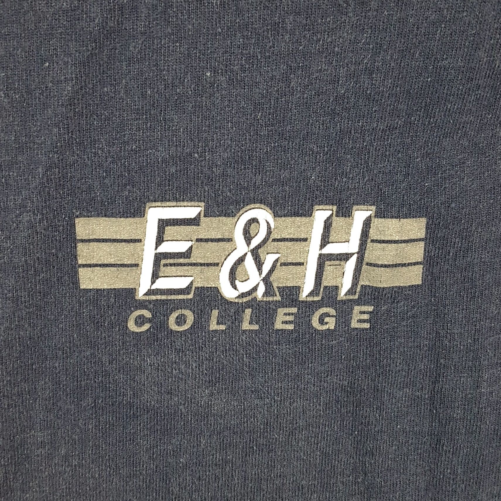 Jansport Vintage 90s Emory & Henry College Long Sleeve T-Shirt Mens Small College Sports Cotton Blue Retro Y2K Size US S / EU 44-46 / 1 - 3 Thumbnail