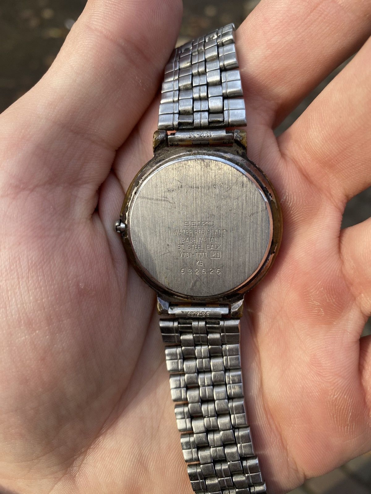 Japanese Brand VINTAGE SEIKO 7N01 | Rare 90s Y2K Avant-Garde Two-Tone Size ONE SIZE - 7 Thumbnail