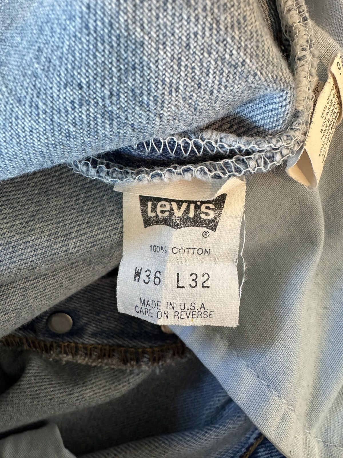 Levi's Vintage Clothing Vintage Levi’s 501 Jeans, W35 x L31.5, Made in U.S.A. Size US 35 - 8 Thumbnail
