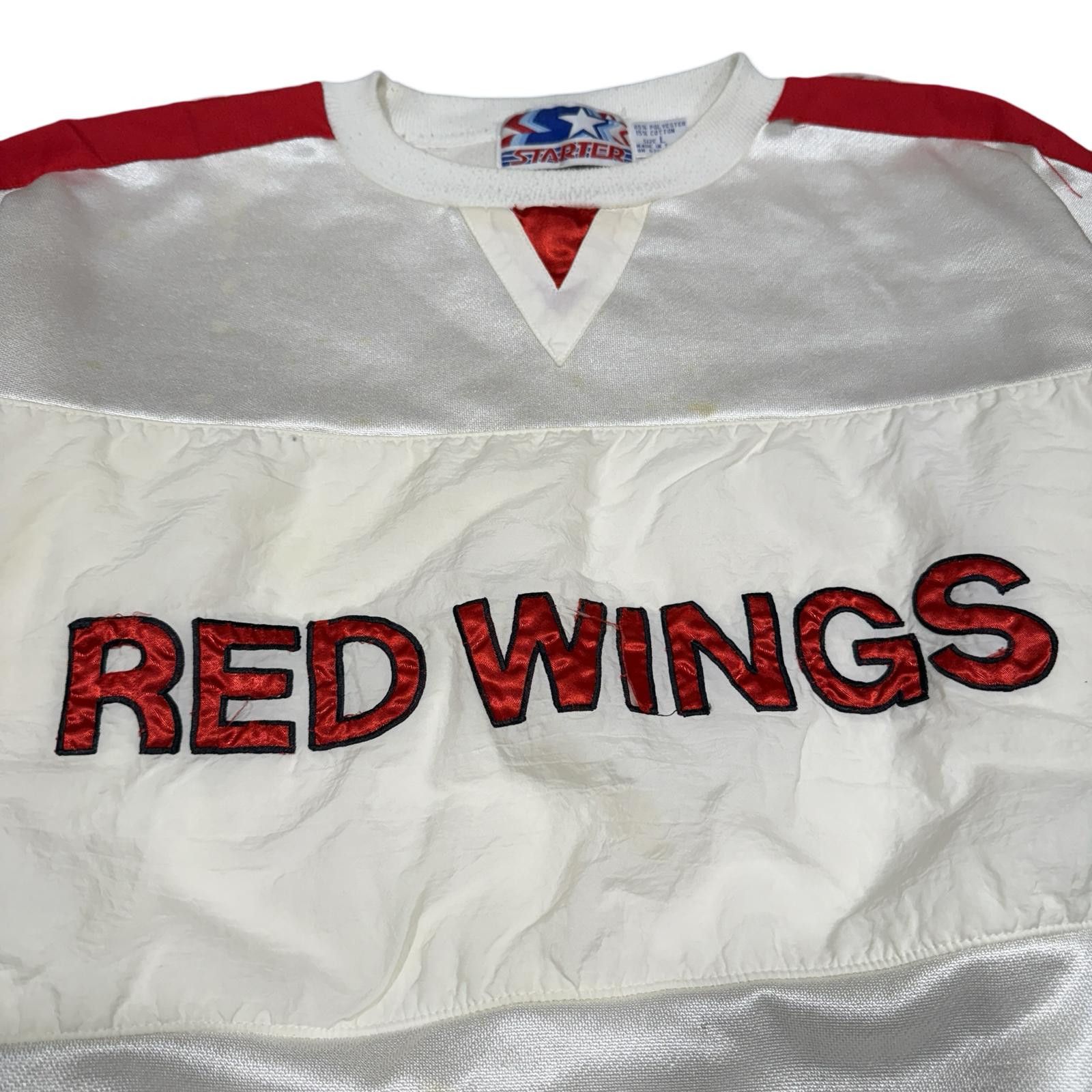 Starter Vintage Starter Detroit Red Wings NHL Crewneck Sweatshirt Size US L / EU 52-54 / 3 - 2 Thumbnail