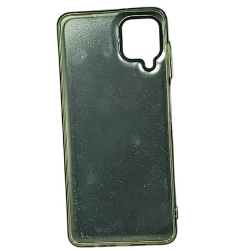 Samsung Samsung A12 Case Black Lips Print Clear Shockproof Cover A12 Size ONE SIZE - 2 Thumbnail