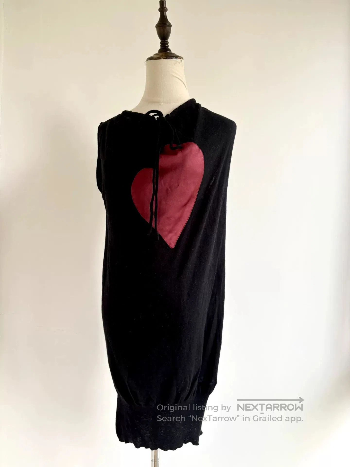 Vivienne Westwood Vivienne Westwood Vintage Black Heart Knit Dress. Size M / US 6-8 / IT 42-44 - 1 Thumbnail