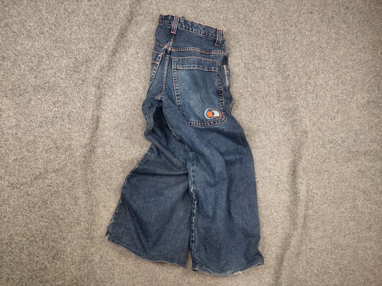 JNCO Rare Vintage 90's Jnco Girlie‎ Double Barrel Wide Leg Jeans Size US 29 - 1 Thumbnail