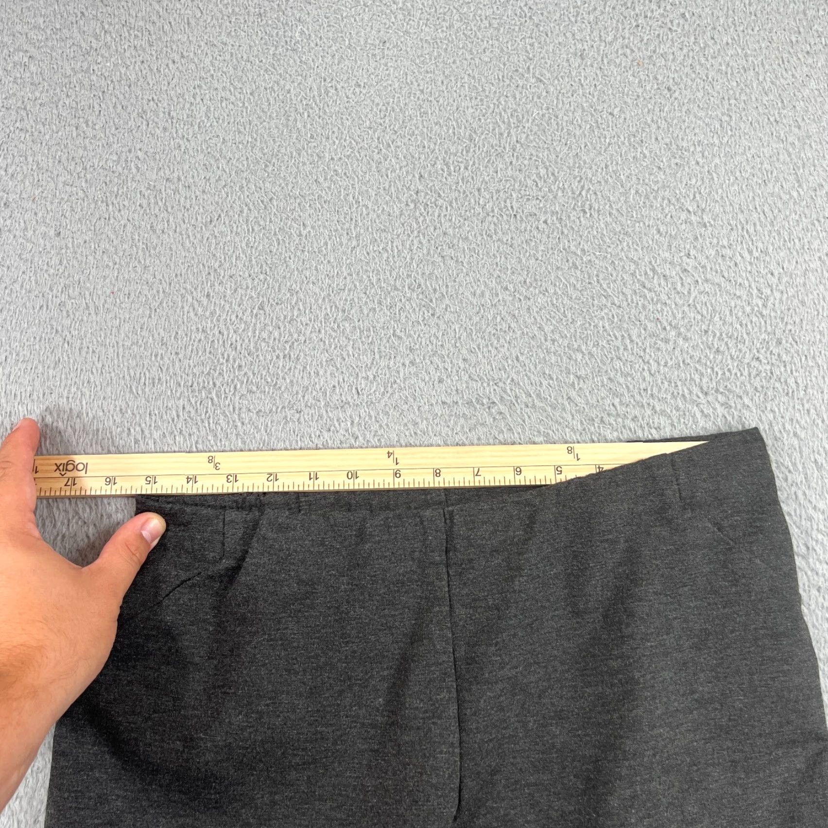 J. Jill J. Jill Slim Leg Pants Womens Medium Pull-On Gray Comfy Casual Travel Cotton Blend Spandex Size 32" / US 10 / IT 46 - 4 Thumbnail