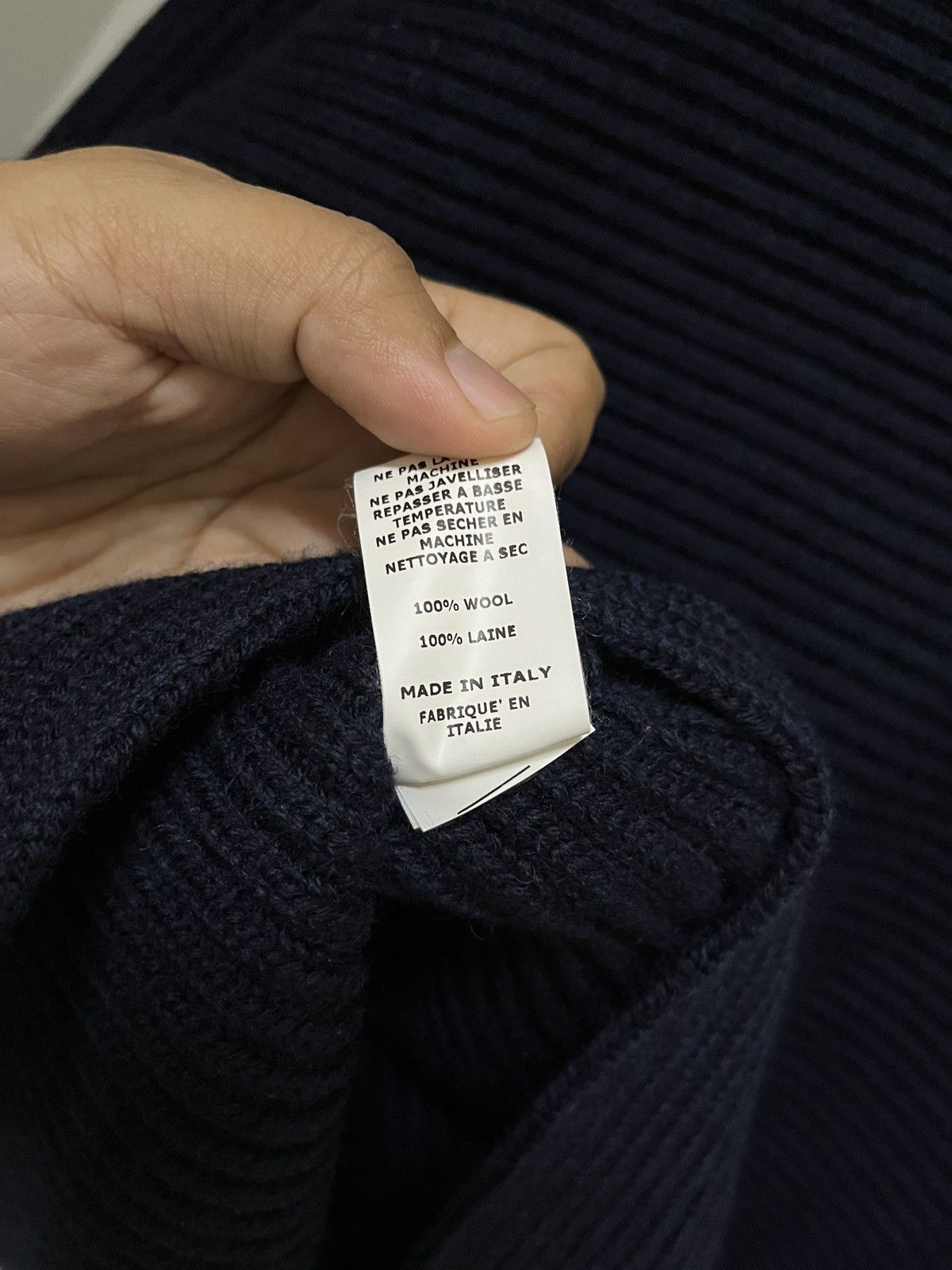 Joseph Joseph Navy Asymmetric Crew Cardigan Size XS / US 0-2 / IT 36-38 - 12 Thumbnail