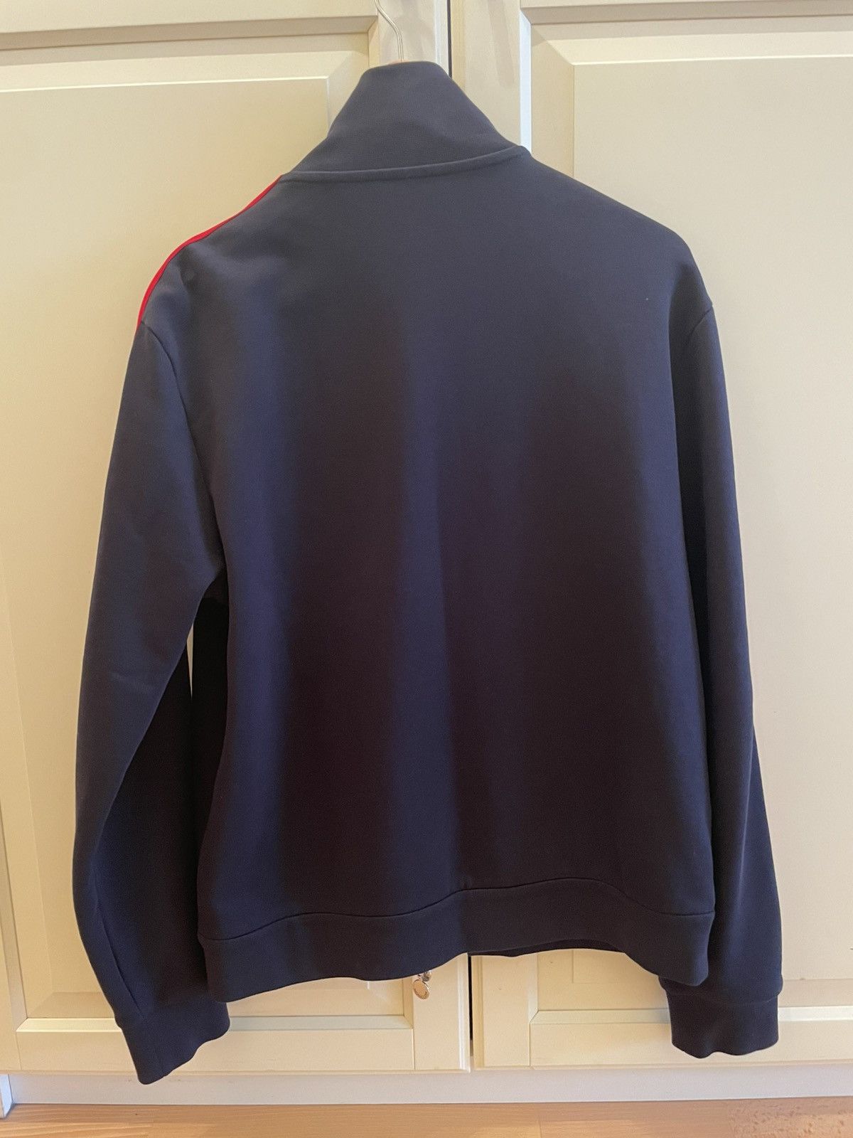 Moncler Moncler Men’s Taping Zip Navy Cardigan Size US L / EU 52-54 / 3 - 2 Thumbnail