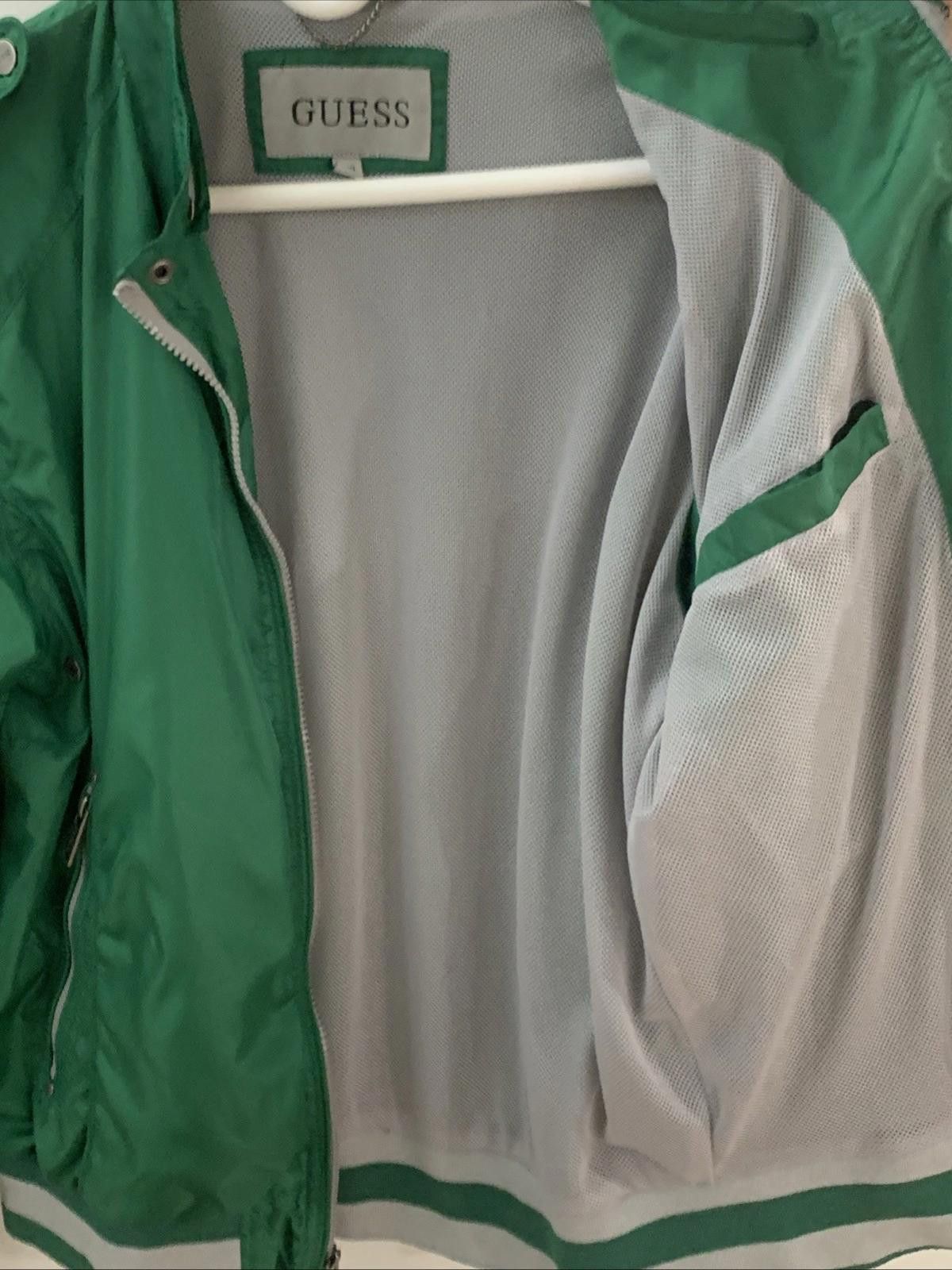 Guess Vintage GUESS Emerald Green Lightweight Jacket Military 2010 Size US L / EU 52-54 / 3 - 8 Thumbnail