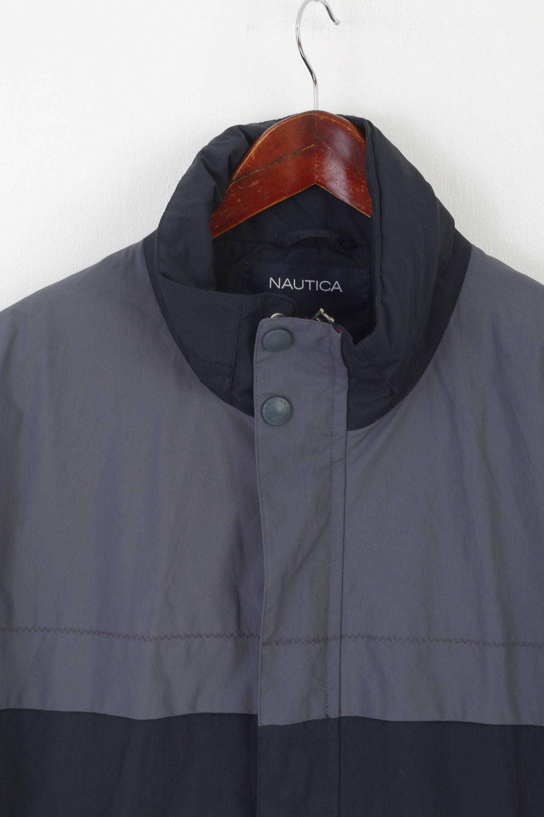 Nautica Nautica Men L Jacket Gray Sportswear 9003 Size US L / EU 52-54 / 3 - 3 Thumbnail