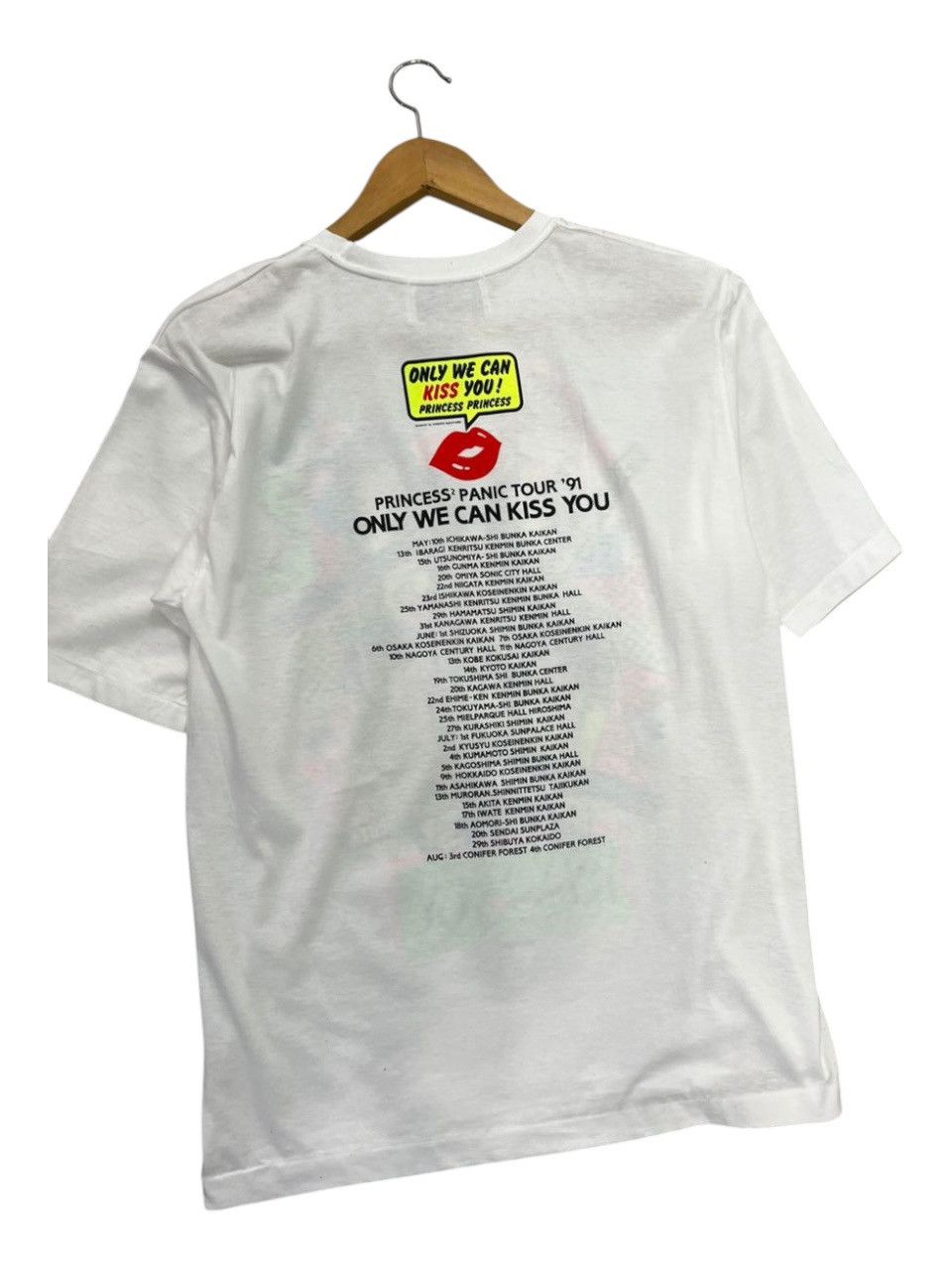 Band Tees Vintage 90s Princess Princess Japanese Rock Band 1991 Size US S / EU 44-46 / 1 - 5 Thumbnail