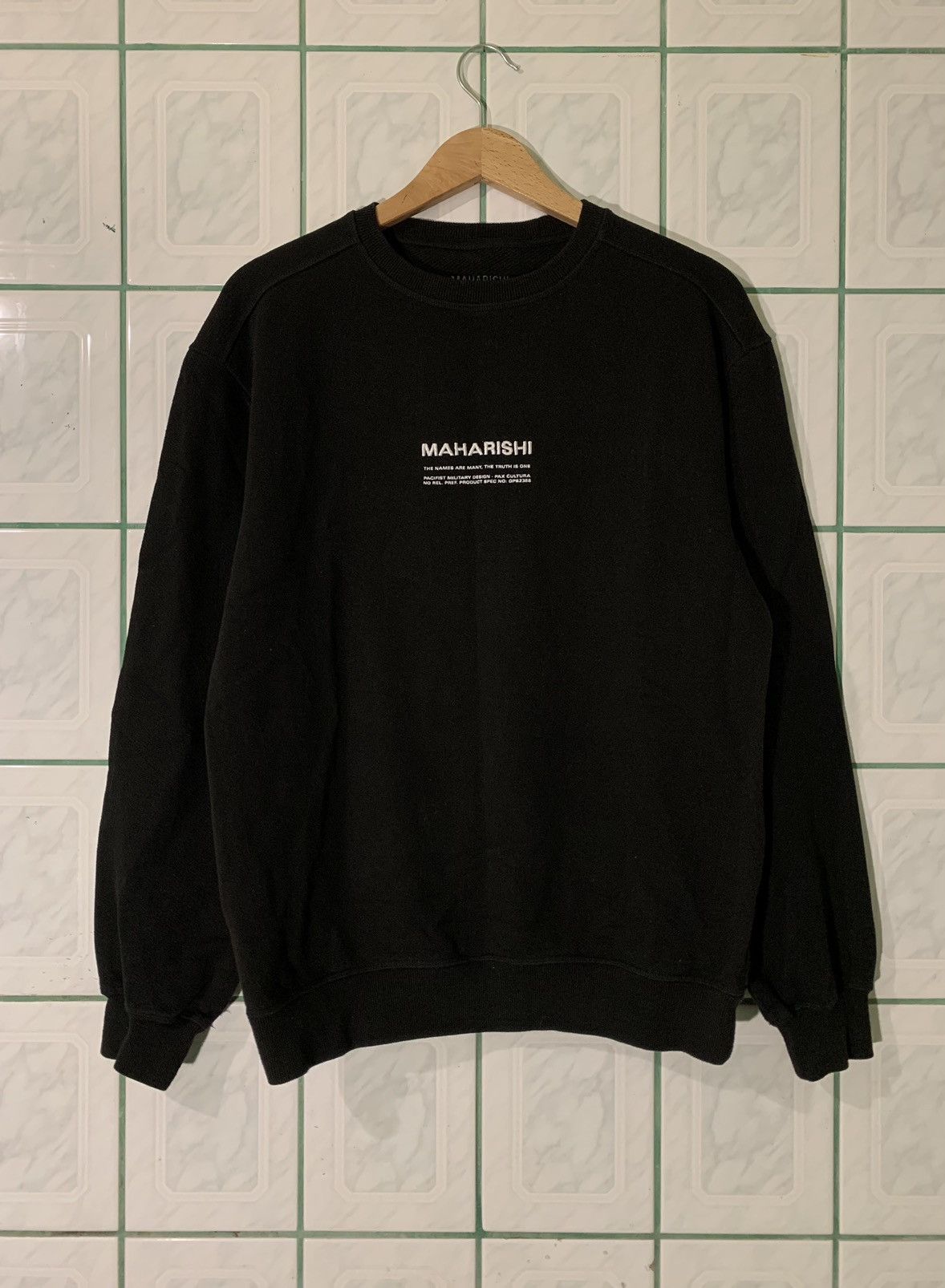 Maharishi Sweatshirt offers Black M Size