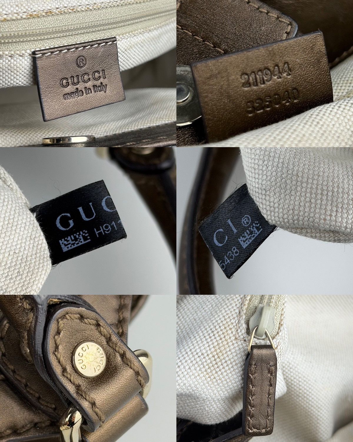 Gucci Gucci guccissima sukey medium size leather handbag Size ONE SIZE - 19 Thumbnail
