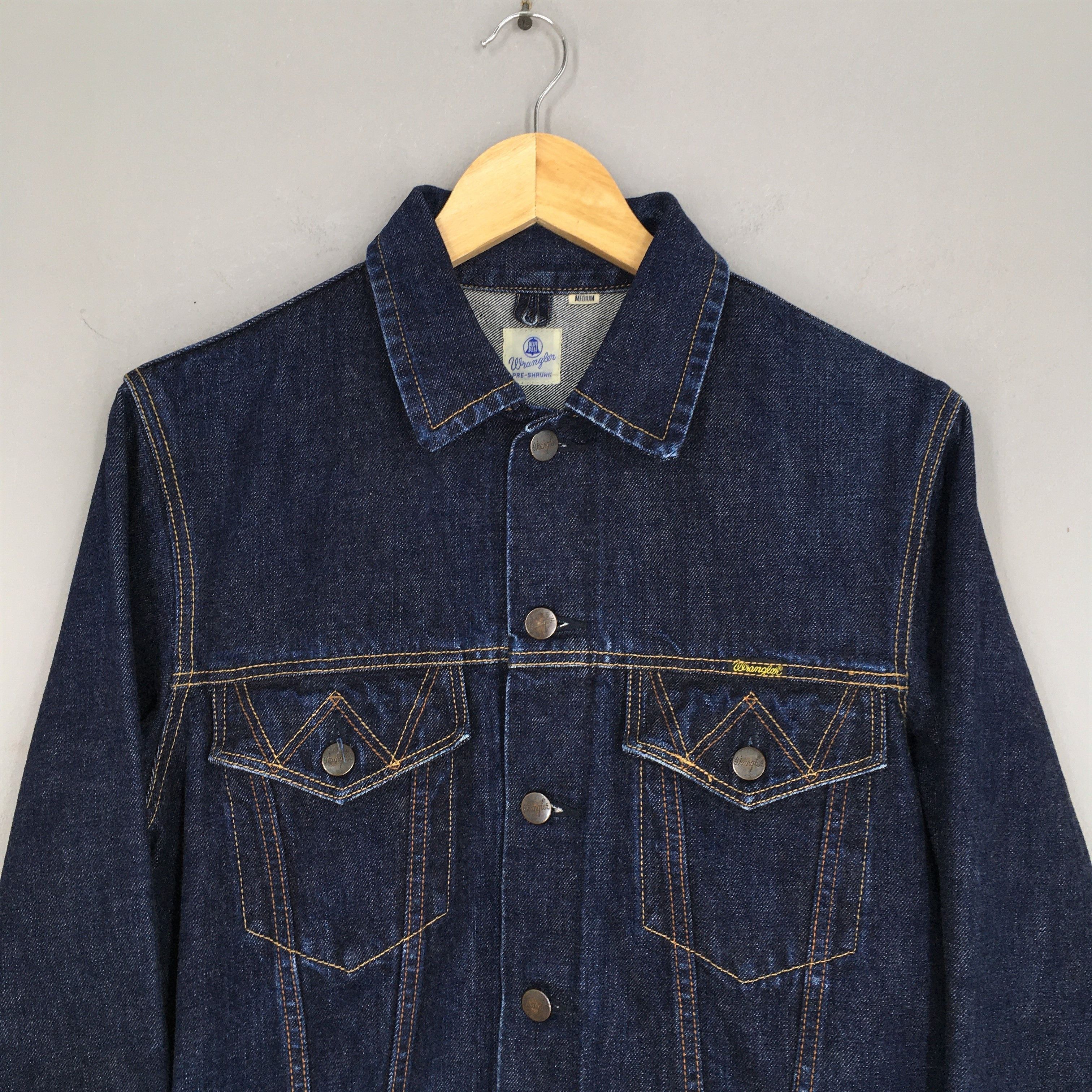 Vintage Vintage 80's Wrangler Blue Bell Trucker Denim Jacket Medium Size US M / EU 48-50 / 2 - 2 Thumbnail