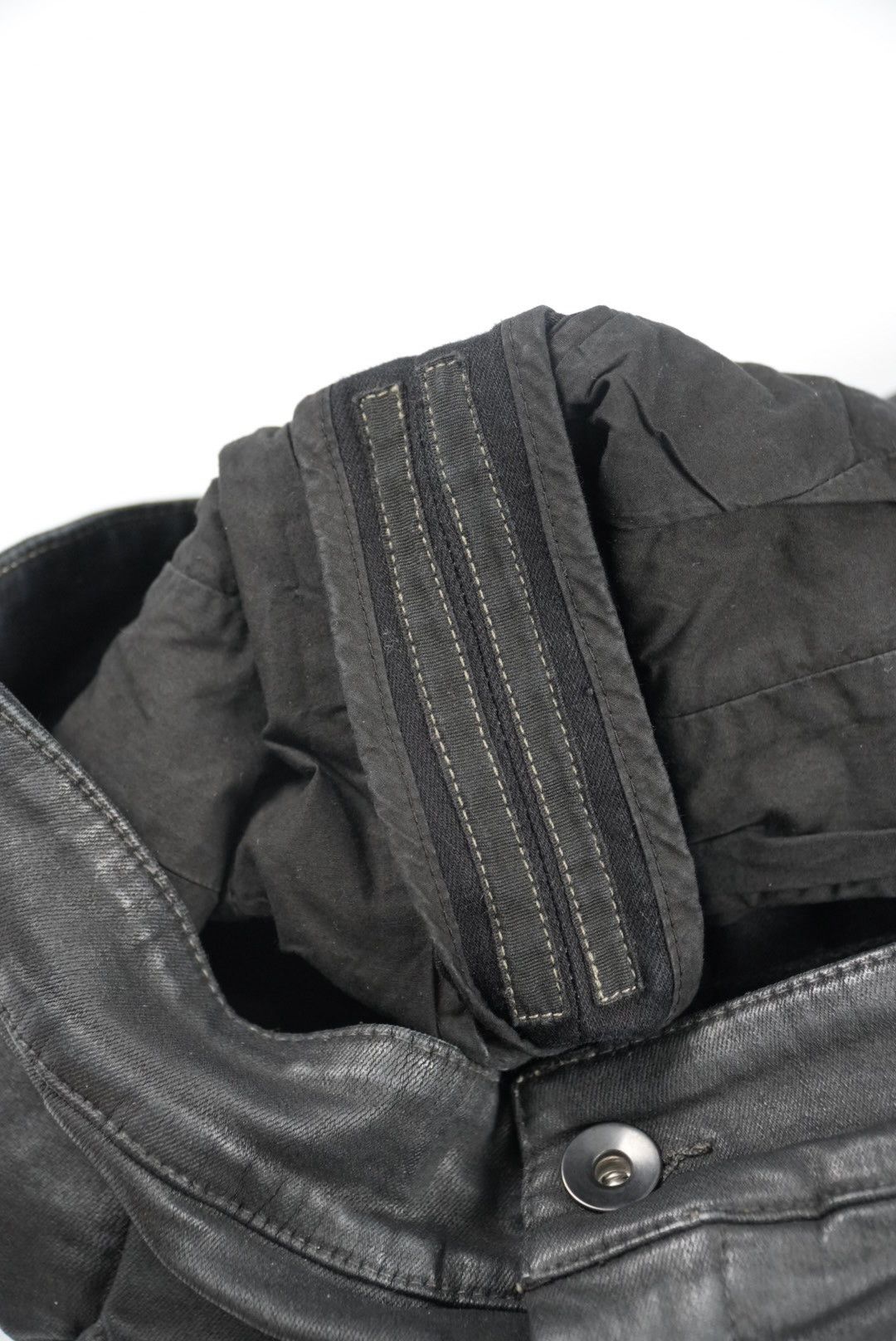 Rick Owens Drkshdw Rick Owens DRKSHDW Waxed Jeans Size 24" / US 00 / IT 34 - 8 Thumbnail
