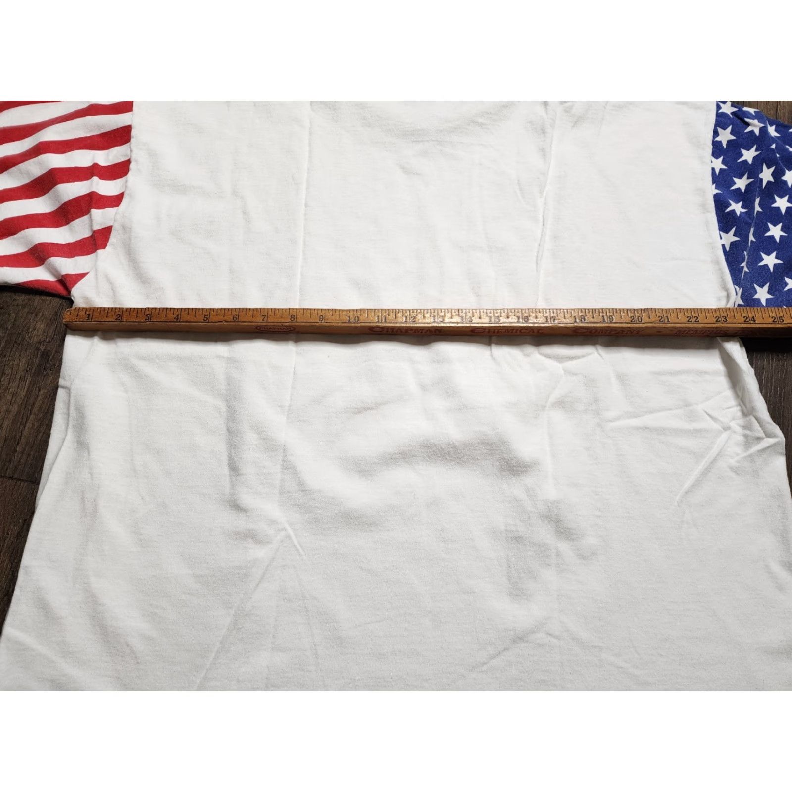 Vintage VINTAGE Men's XL Cotton 4th of July Patriotic USA Flag T-Shirt 1990s Size US XL / EU 56 / 4 - 3 Thumbnail