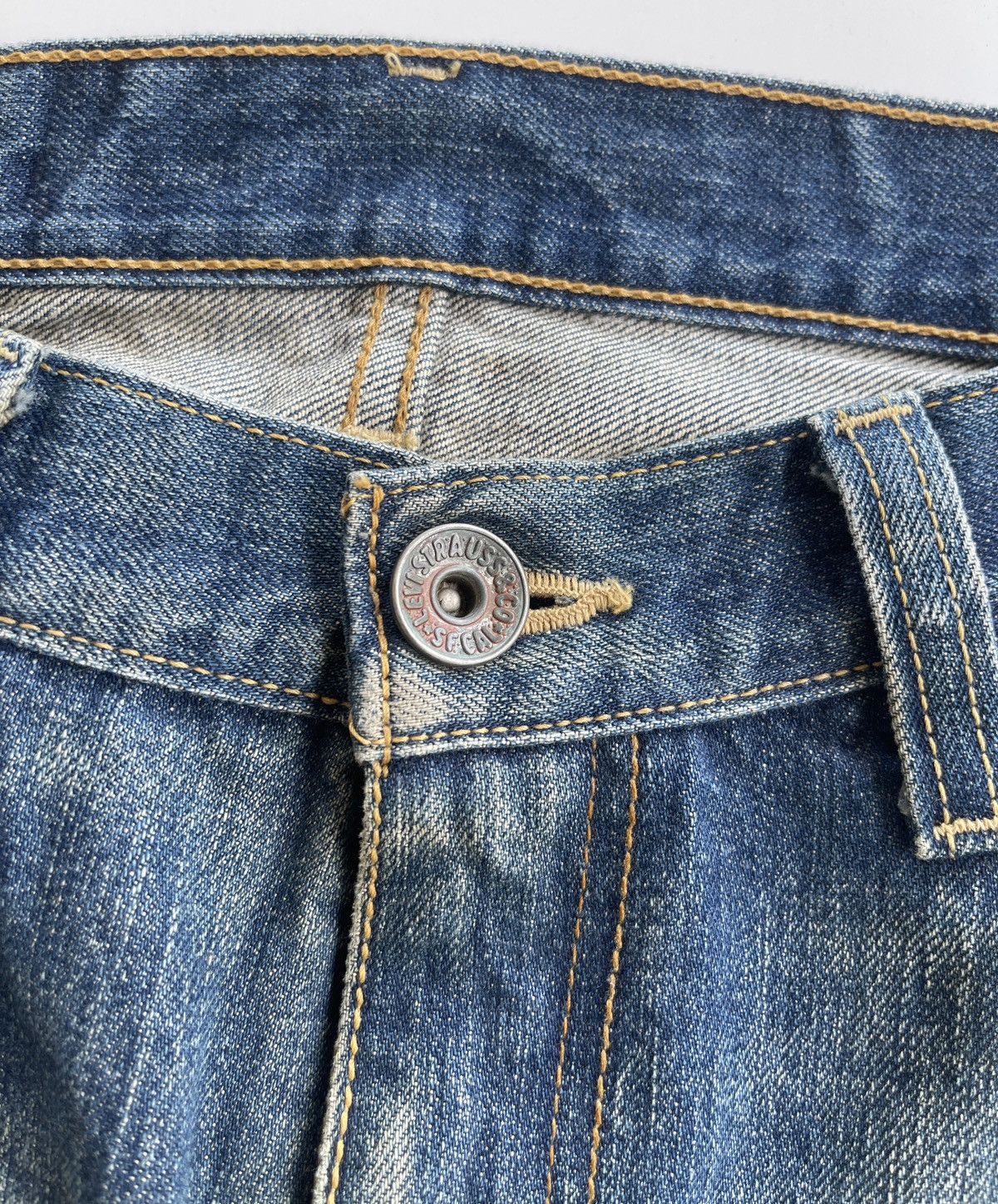 Levi's Vintage Clothing Vintage Levis 502 Japan Selvedge Distressed Denim Size US 30 / EU 46 - 9 Thumbnail