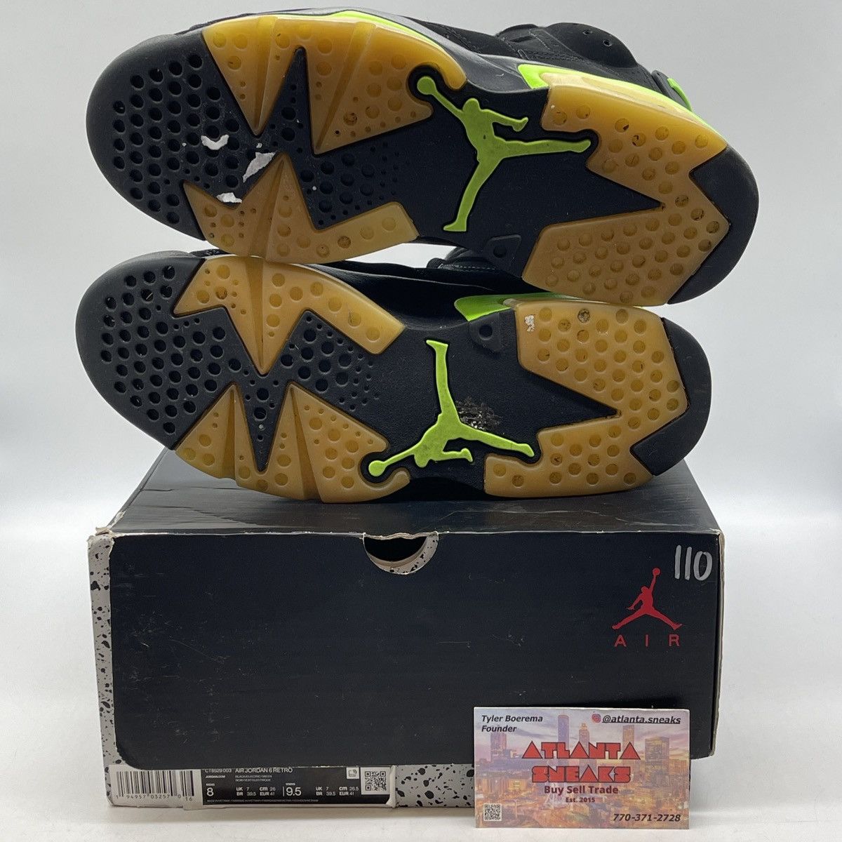 Jordan Brand Air Jordan 6 electric green Size US 8 / EU 41 - 7 Thumbnail