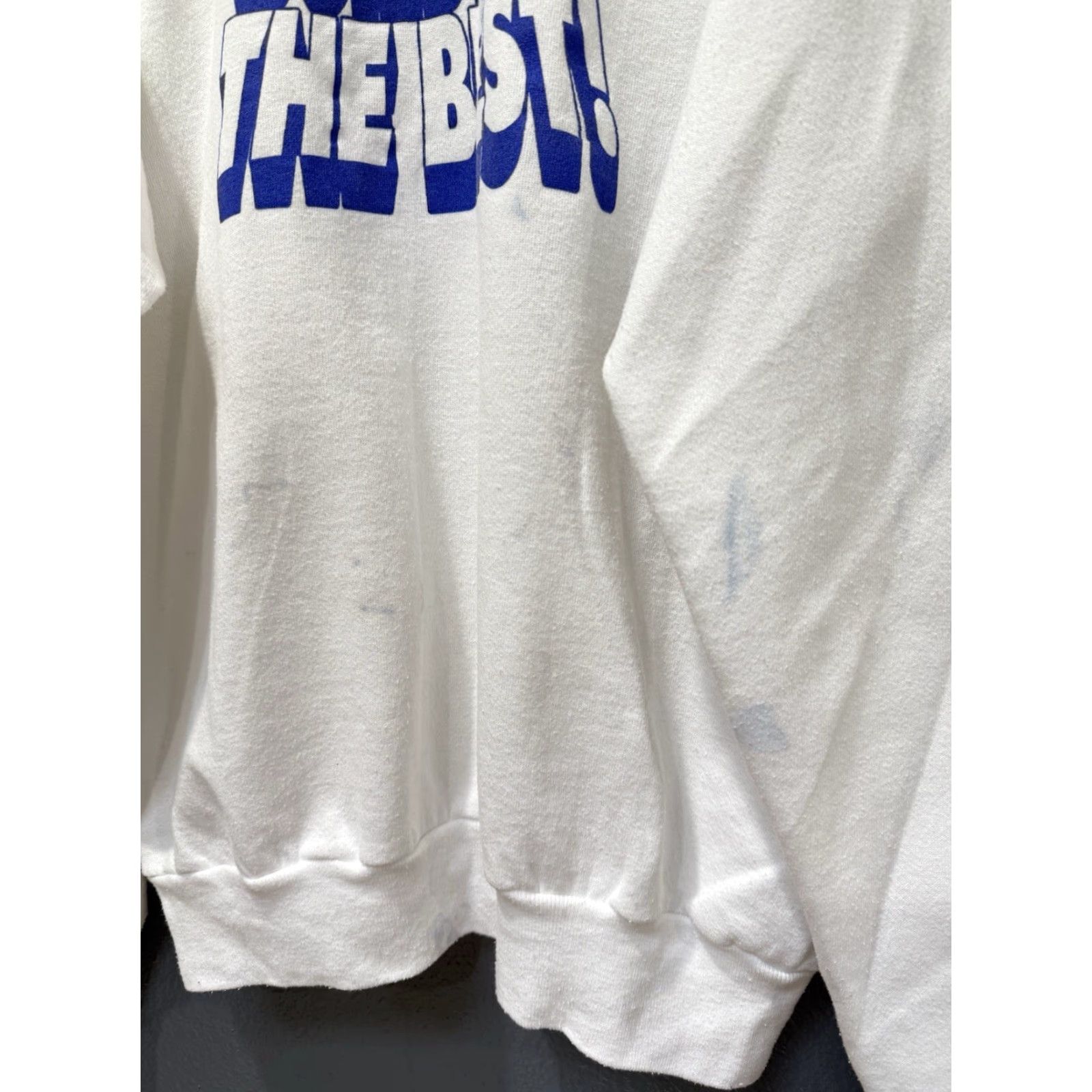 Fruit Of The Loom VINTAGE 80s Chrysler Assembly Plant White Sweatshirt XL Mens Pullover Sweatshirt White 80s Mens XL Size US XL / EU 56 / 4 - 5 Thumbnail