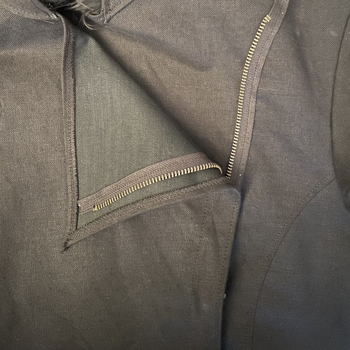 Other Black denim jacket with fur lining Size US S / EU 44-46 / 1 - 9 Thumbnail