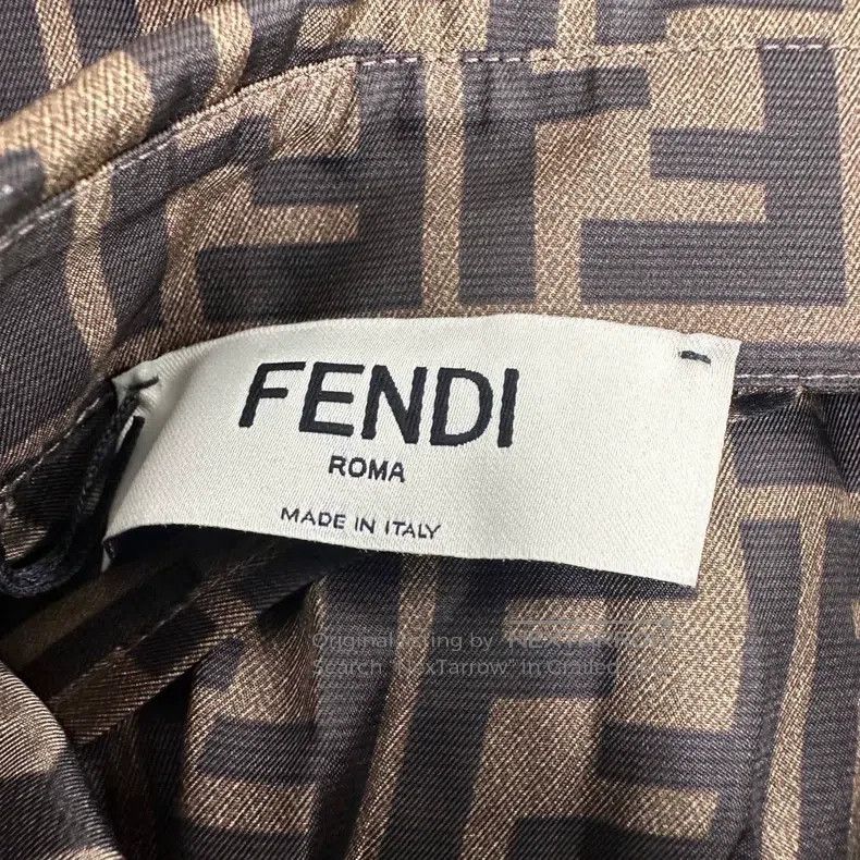 Fendi Fendi Logo full print shirt style long sleeve dress Size S / US 4 / IT 40 - 3 Thumbnail