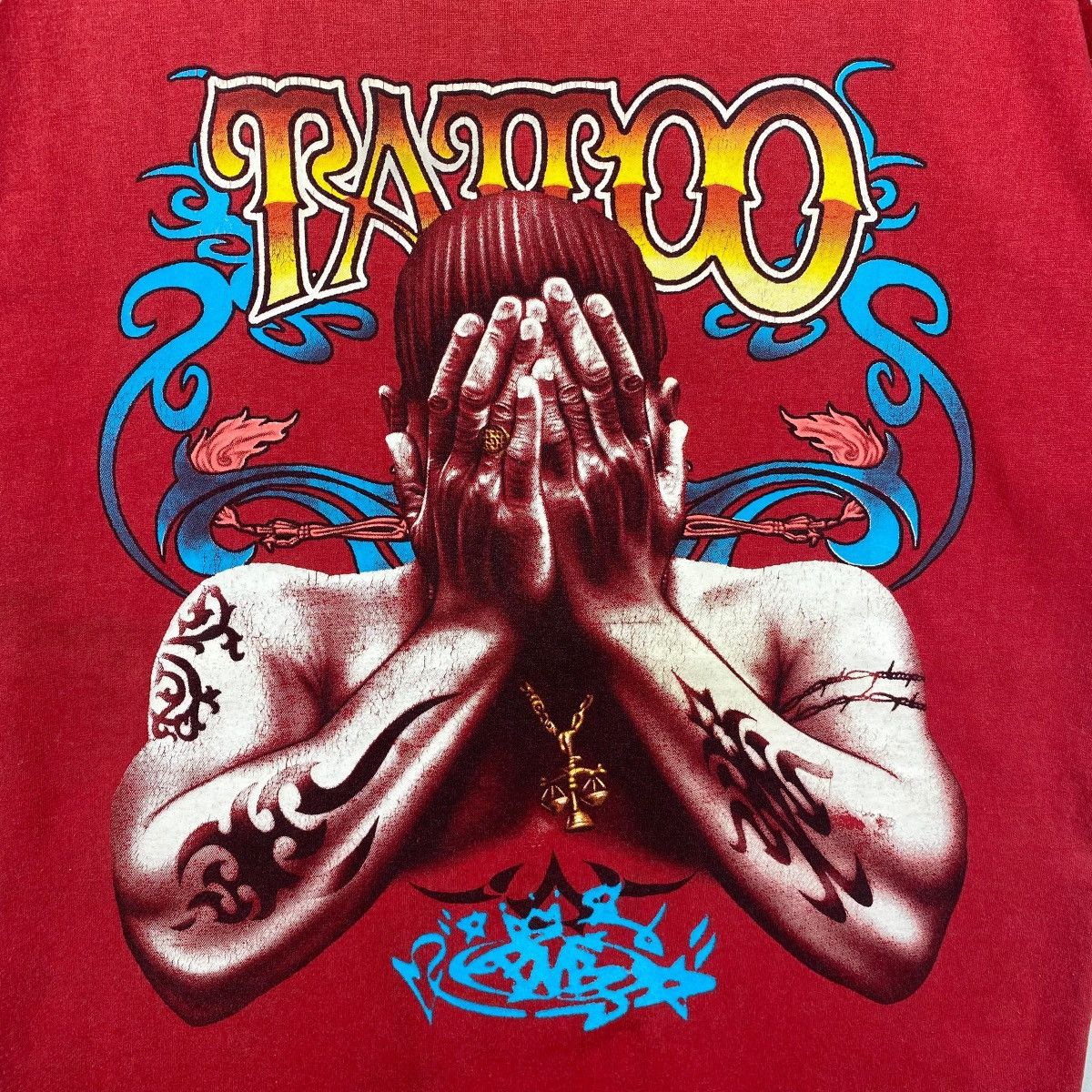 Vintage Vintage 00's PNB NATION Tattoo Graphic Tee Shirt Medium Size Size US M / EU 48-50 / 2 - 2 Thumbnail