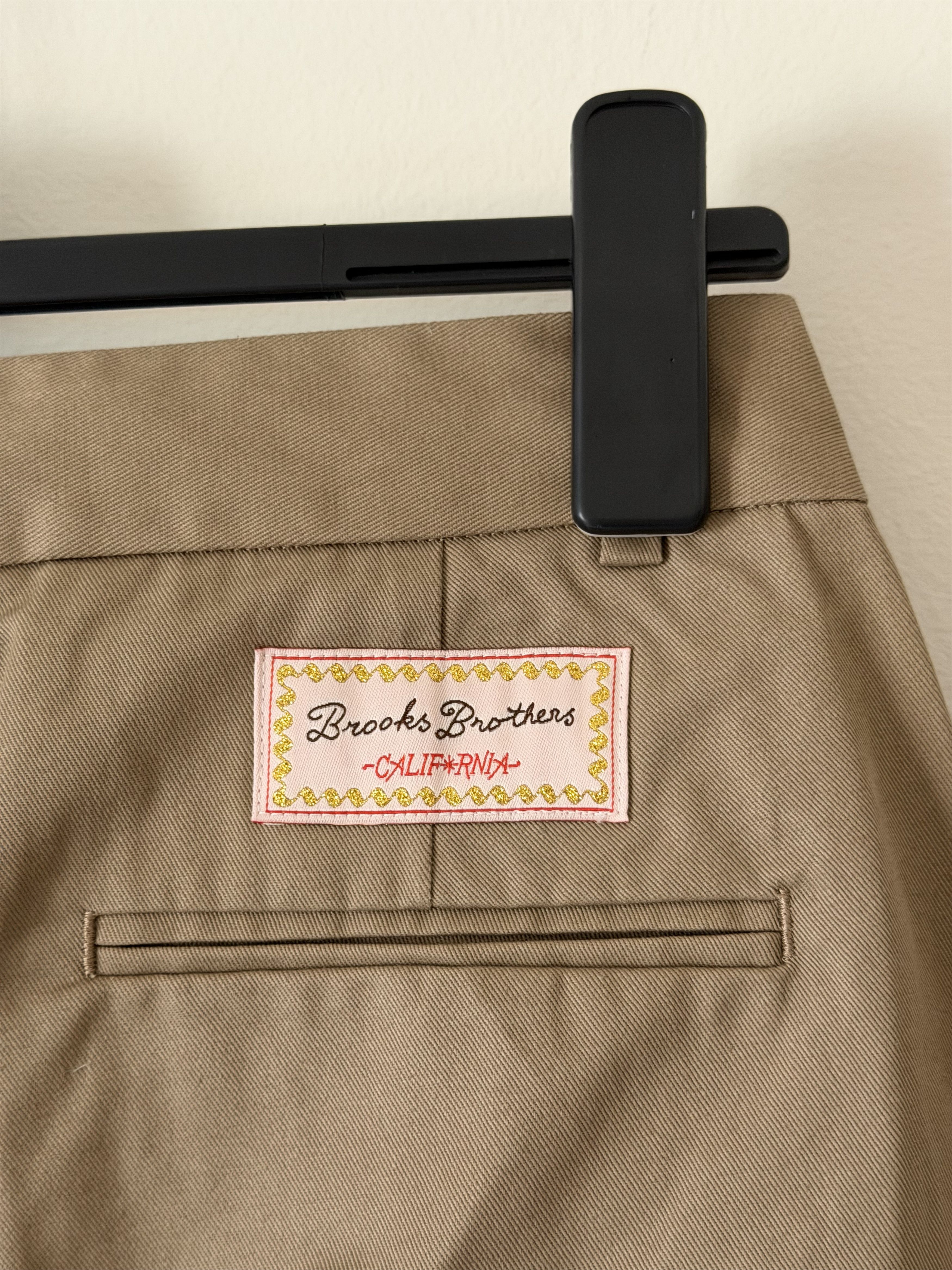 Brain Dead Brain Dead Brooks Brothers California Pleated Trousers Khaki Size US 34 / EU 50 - 7 Thumbnail