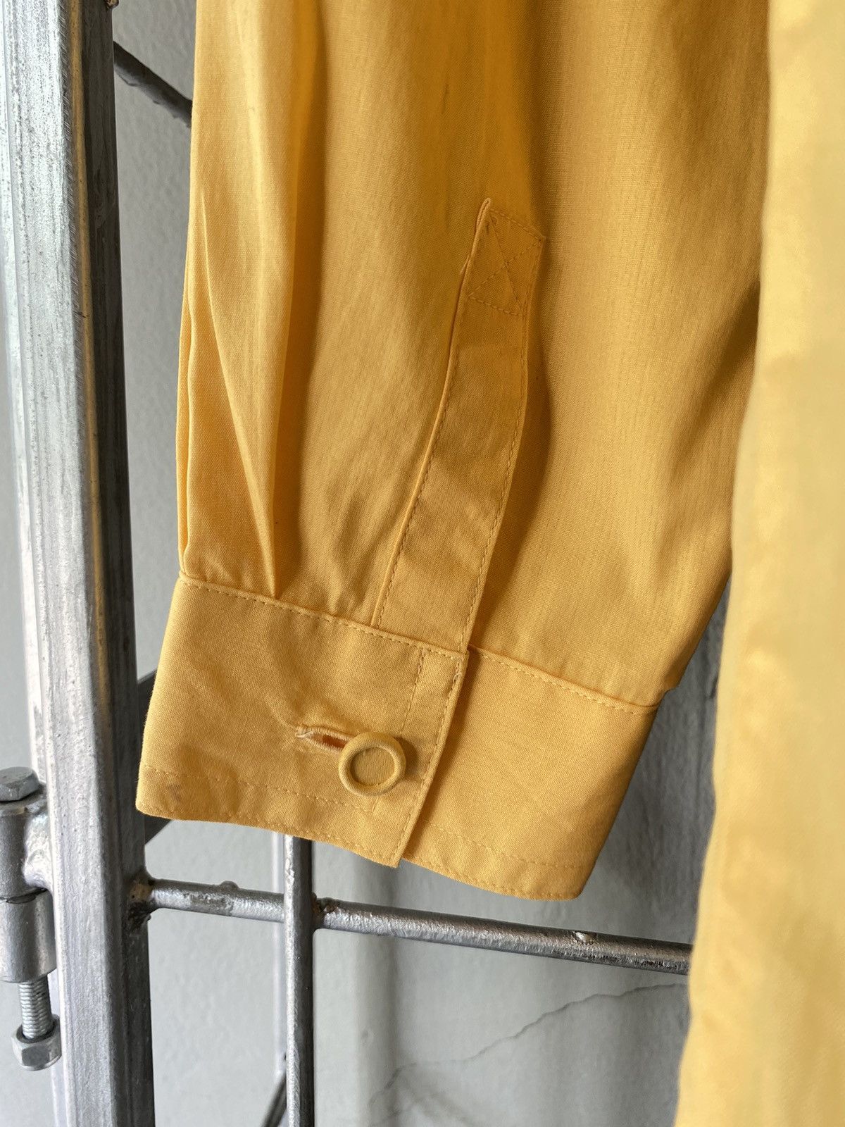 Lancel LANCEL Yellow Long-Sleeve Shirt Size L / US 10 / IT 46 - 10 Thumbnail