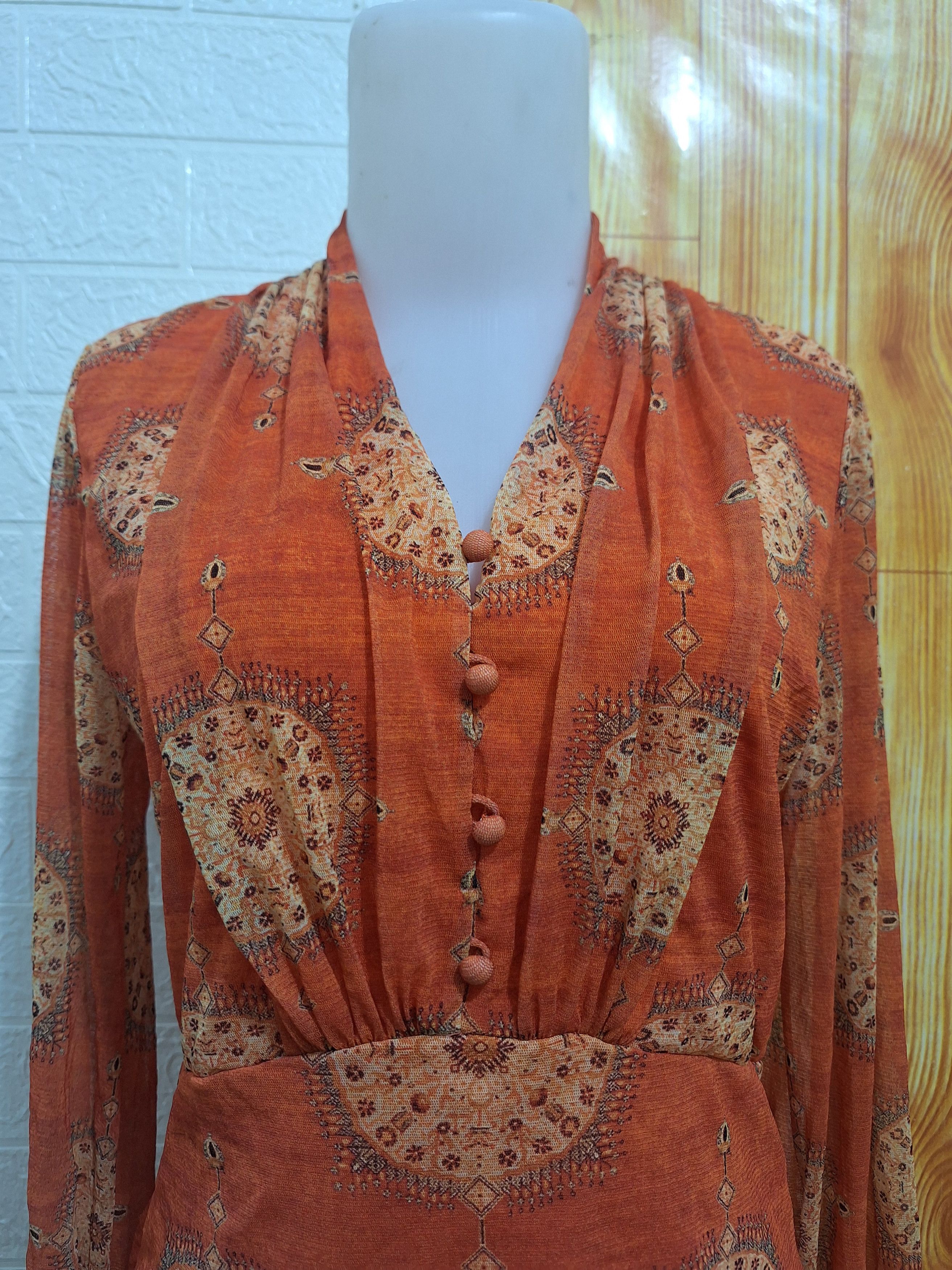 Vintage × Vivienne Tam Vivienne Tam 2layer Blouse Size M / US 6-8 / IT 42-44 - 2 Thumbnail