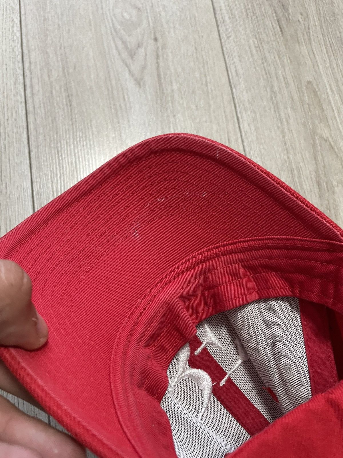Nike Vintage Nike Roger Federer Cap Hat Tennis Red Size ONE SIZE - 9 Thumbnail