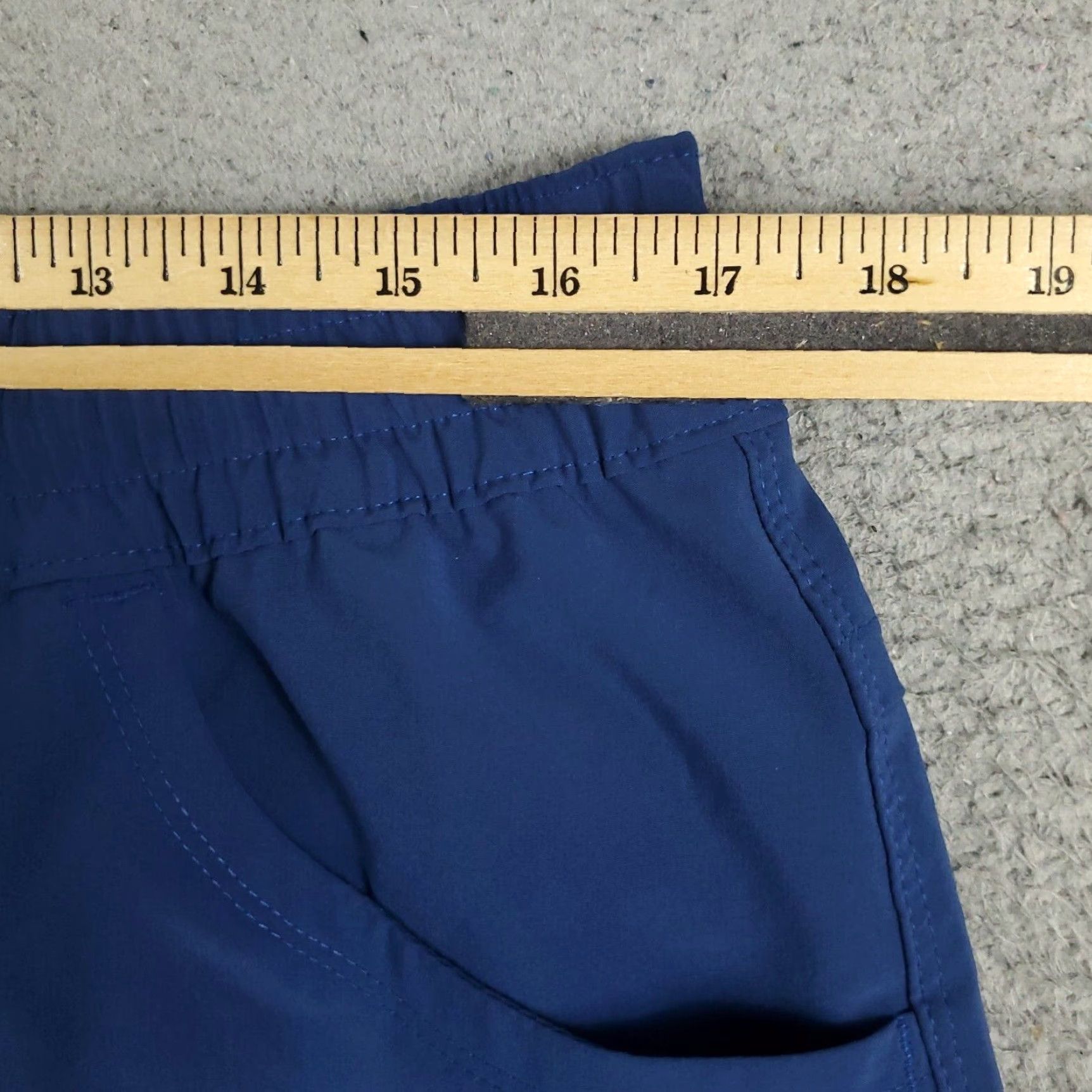 Vintage Columbia Skirt Womens Size L Blue Pockets Mini Short Casual Summer Fall Spring Winter Size 36" / US 14 / IT 50 - 4 Thumbnail