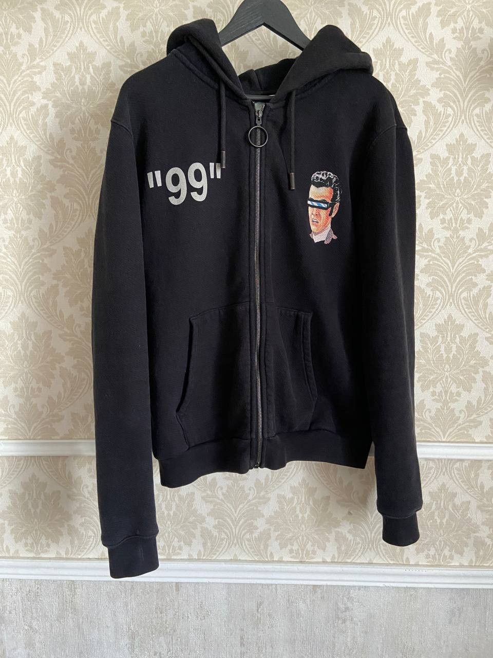 Off-White Off-White Zip Hoodie Green Man 99 Impressionism Size US M / EU 48-50 / 2 - 1 Thumbnail