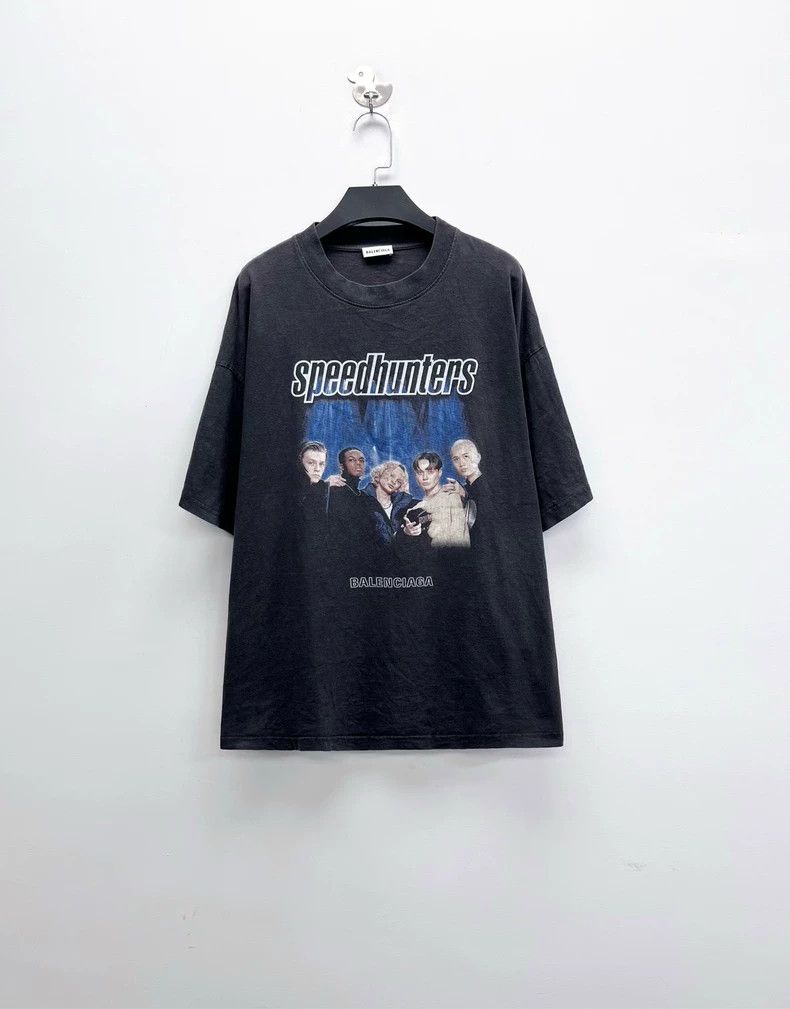 Balenciaga Balenciaga Speed Hunters Band Logo Tee - dmc Size US M / EU 48-50 / 2 - 1 Thumbnail
