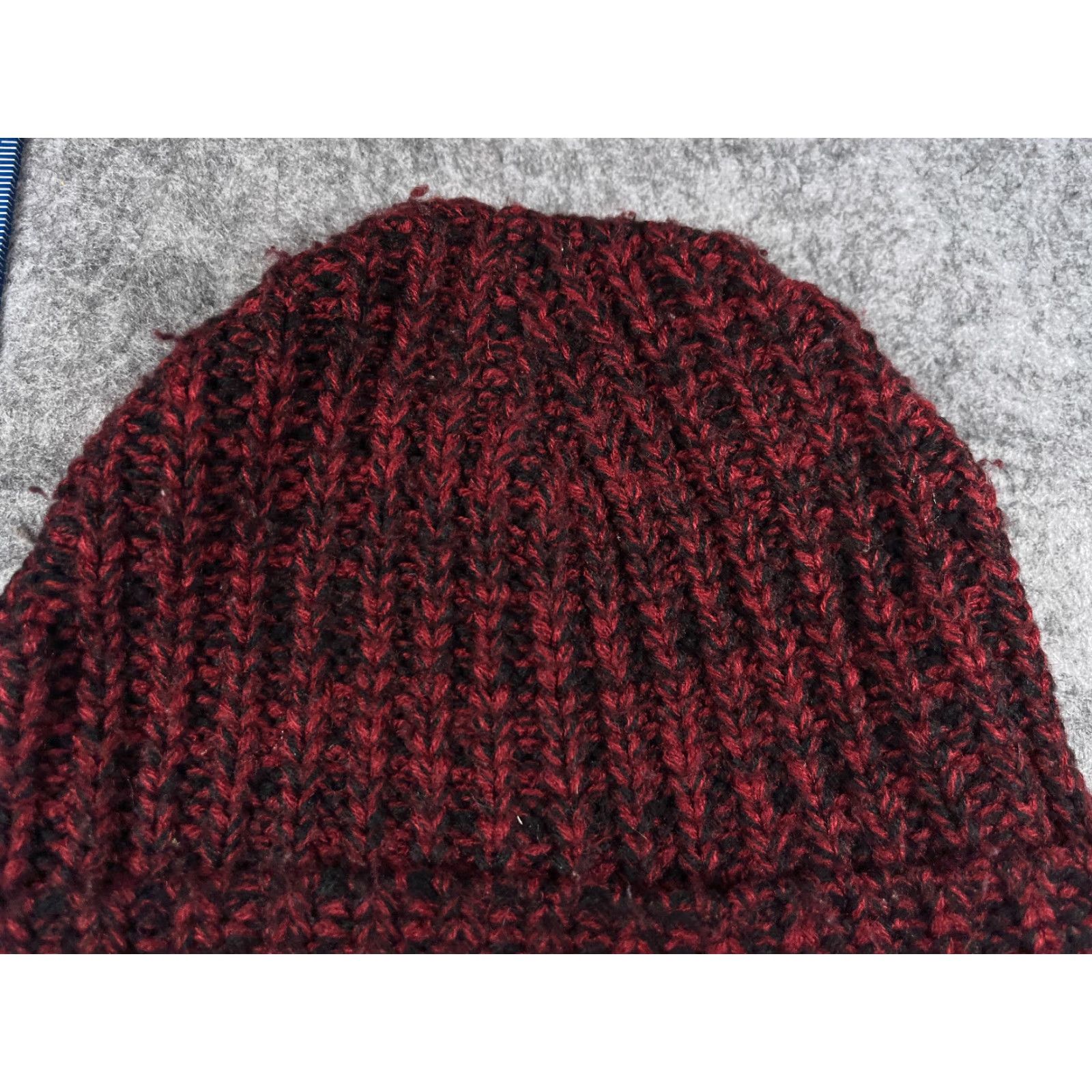 Obey OBEY GIANT Beanie Hat Adult One Size Red Knit 100% Acrylic Ski Snow Casual Outdoor Mens Beanie Size ONE SIZE - 3 Thumbnail
