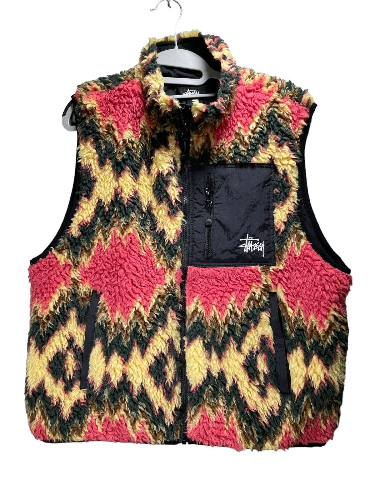 STUSSY - Men Striped Sweater Vest – Atelier New York