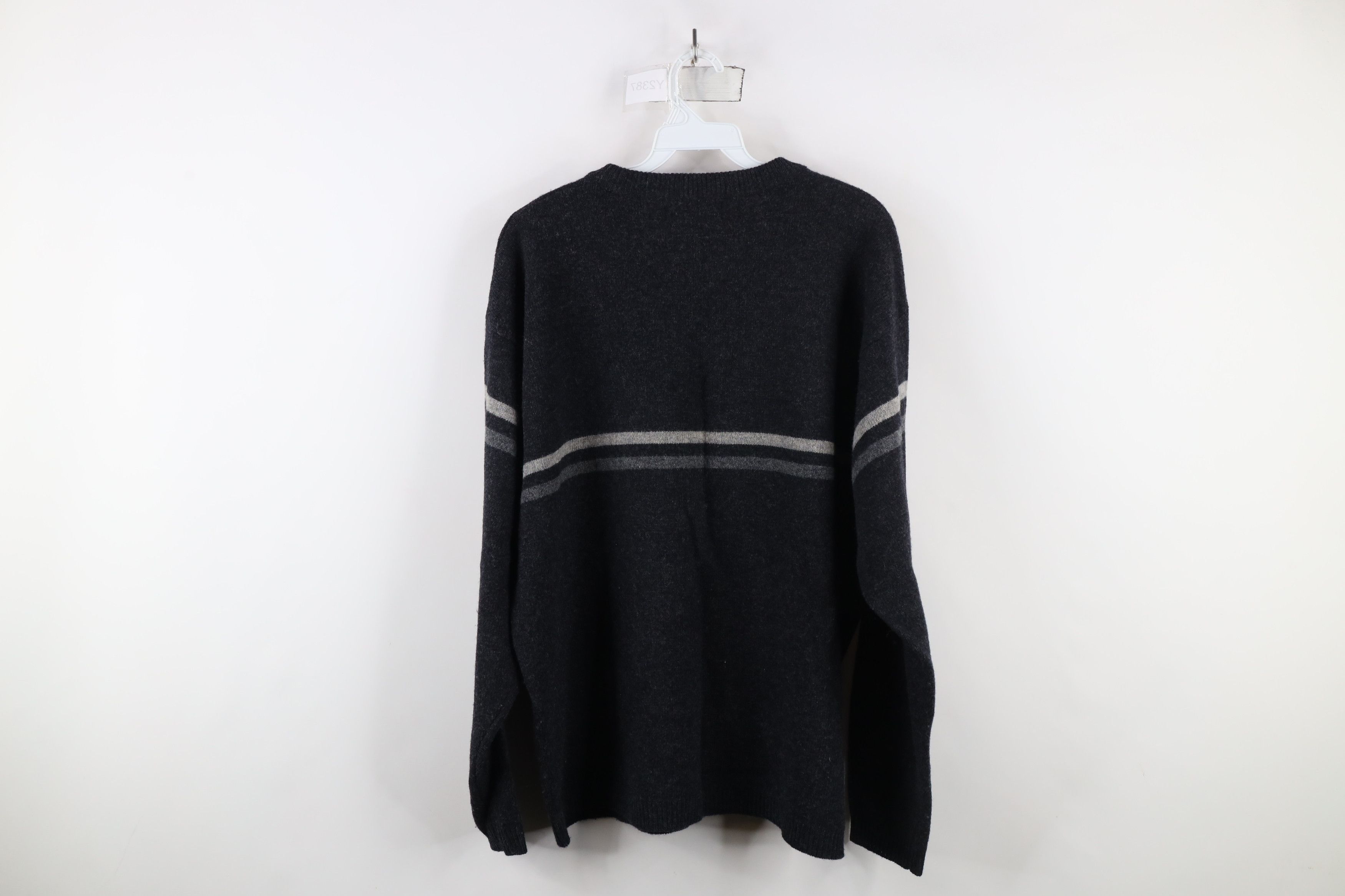 Vintage Vintage 90s Streetwear Lambswool Knit Crewneck Sweater Size US L / EU 52-54 / 3 - 10 Thumbnail
