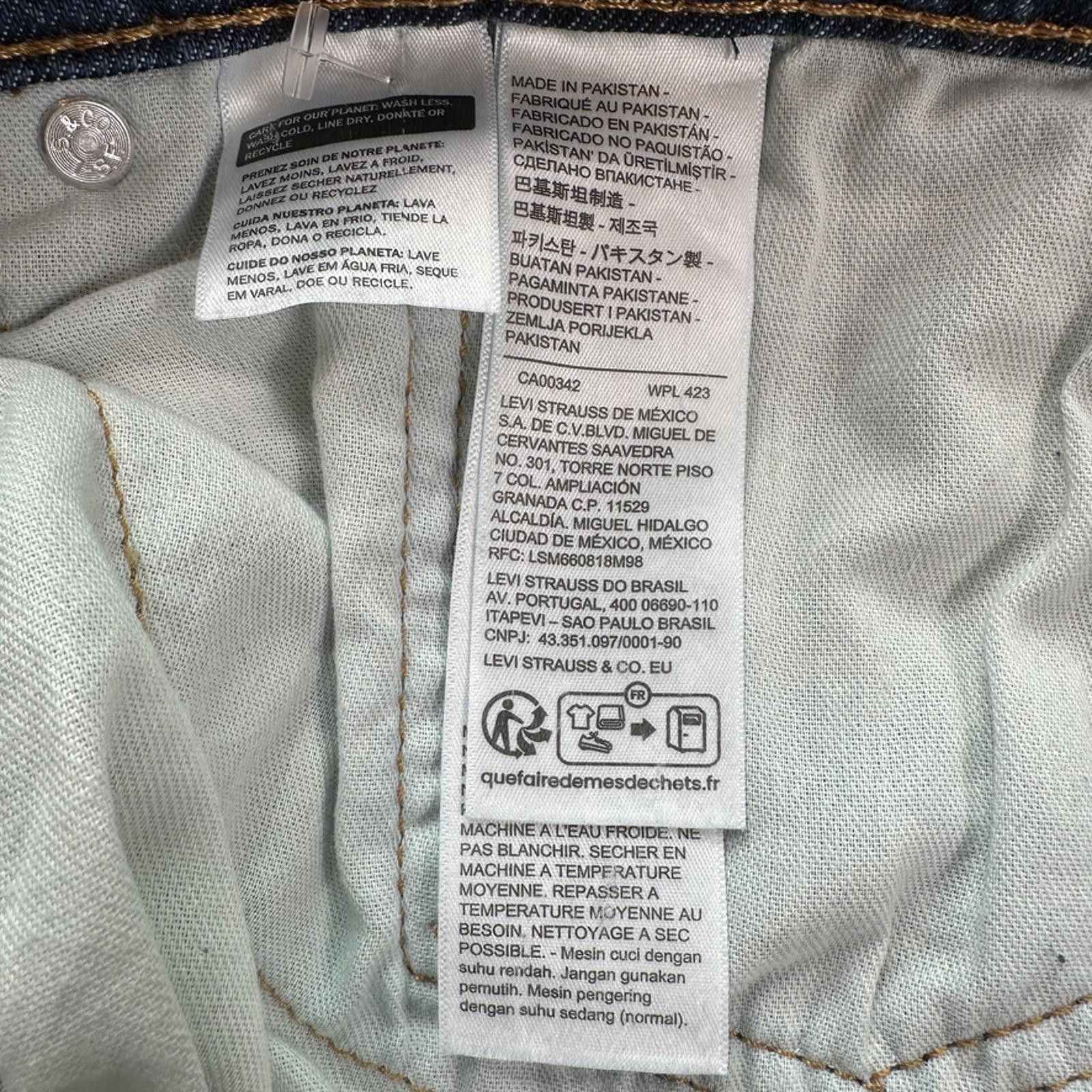 Levi's Levis 559 Jeans Mens 38x30 Blue Relaxed Straight Fit Size US 30 / EU 46 - 9 Thumbnail