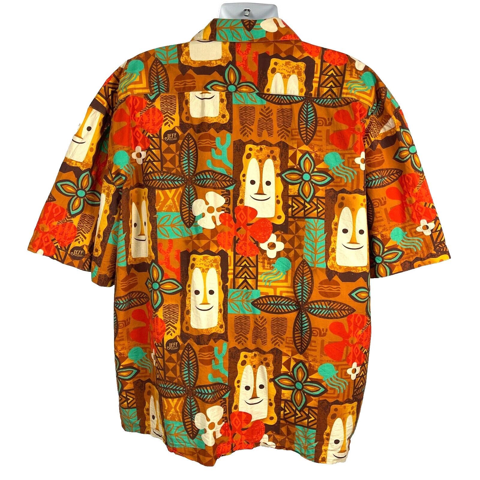 Other Jeff Granito SpongeBob Mens Tiki Hawaiian Shirt size 3XL 58 Size US XXL / EU 58 / 5 - 4 Thumbnail