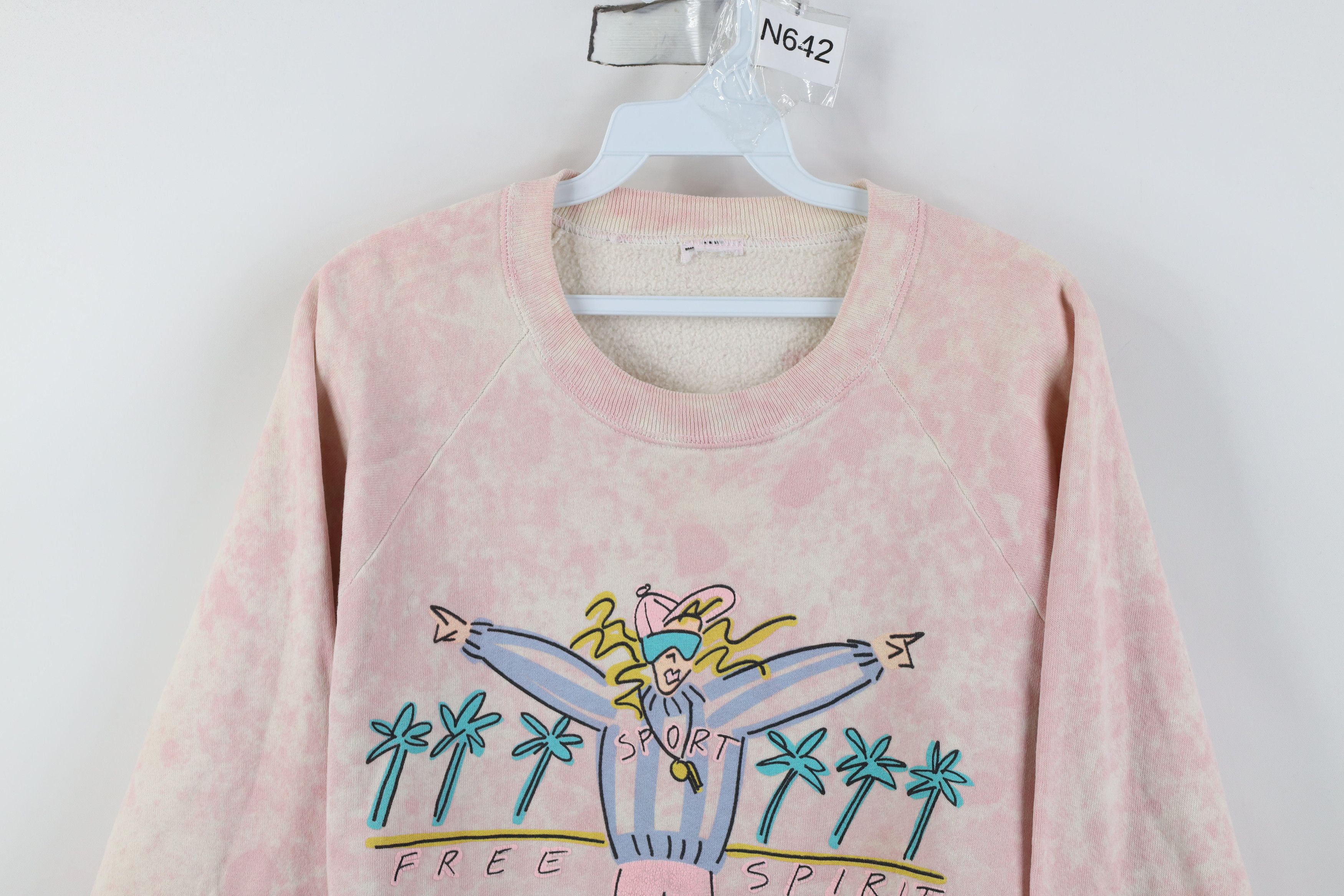 Vintage Vintage 80s 90s Streetwear Free Spirit Crewneck Sweatshirt Size M / US 6-8 / IT 42-44 - 2 Thumbnail