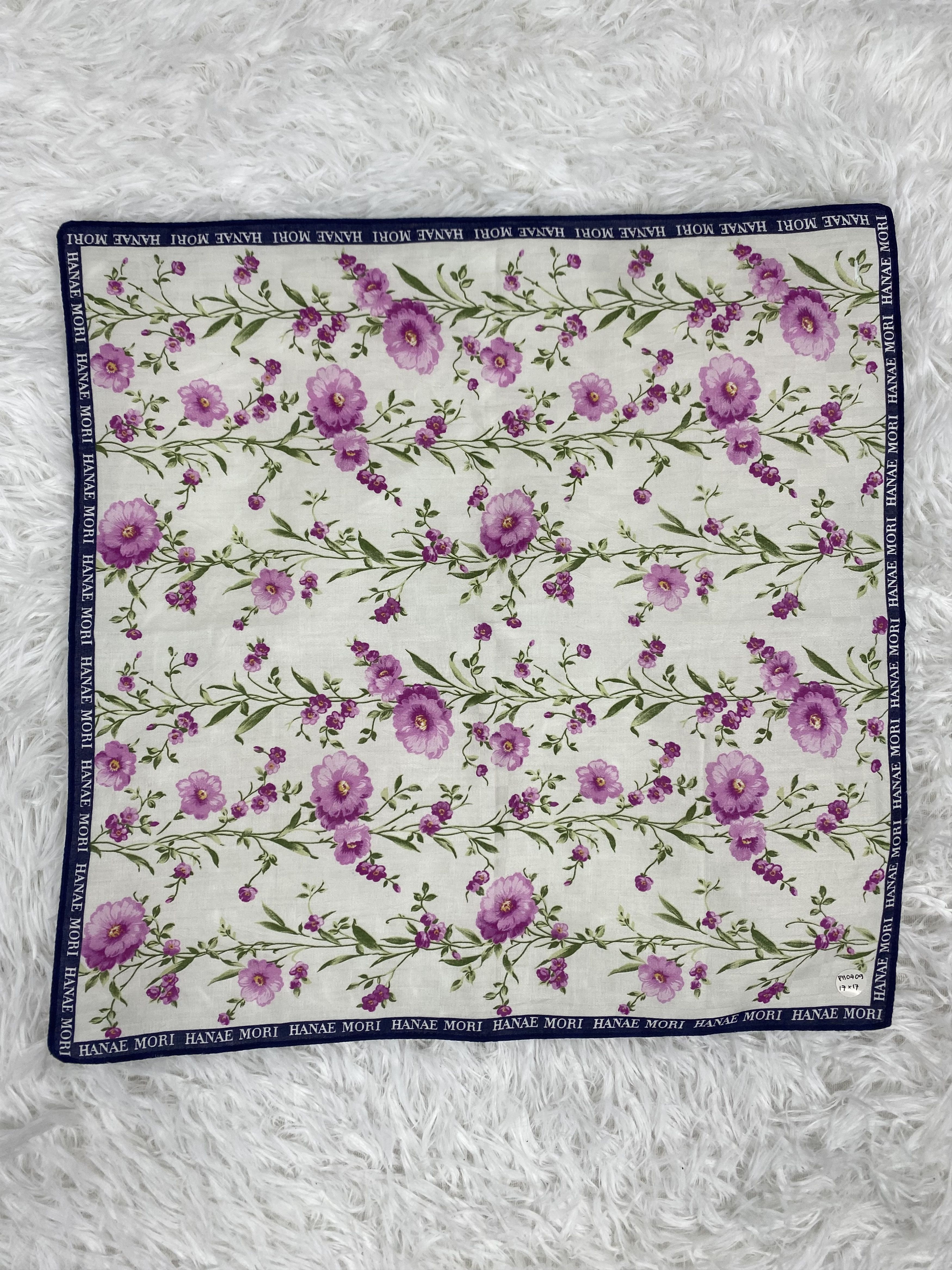 Hanae Mori Vintage Hanae Mori Handkerchief Neckerchief PH0409 Size ONE SIZE - 3 Thumbnail