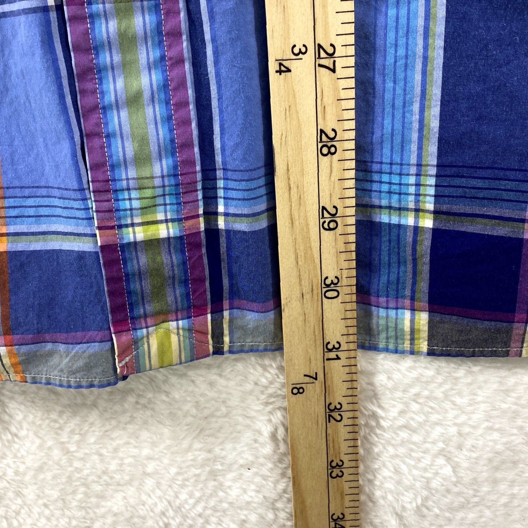 Polo Ralph Lauren Polo Ralph Lauren Long Sleeve Button Up Striped Plaid Shirt Mens XXL Polo Pony Size US XXL / EU 58 / 5 - 5 Thumbnail