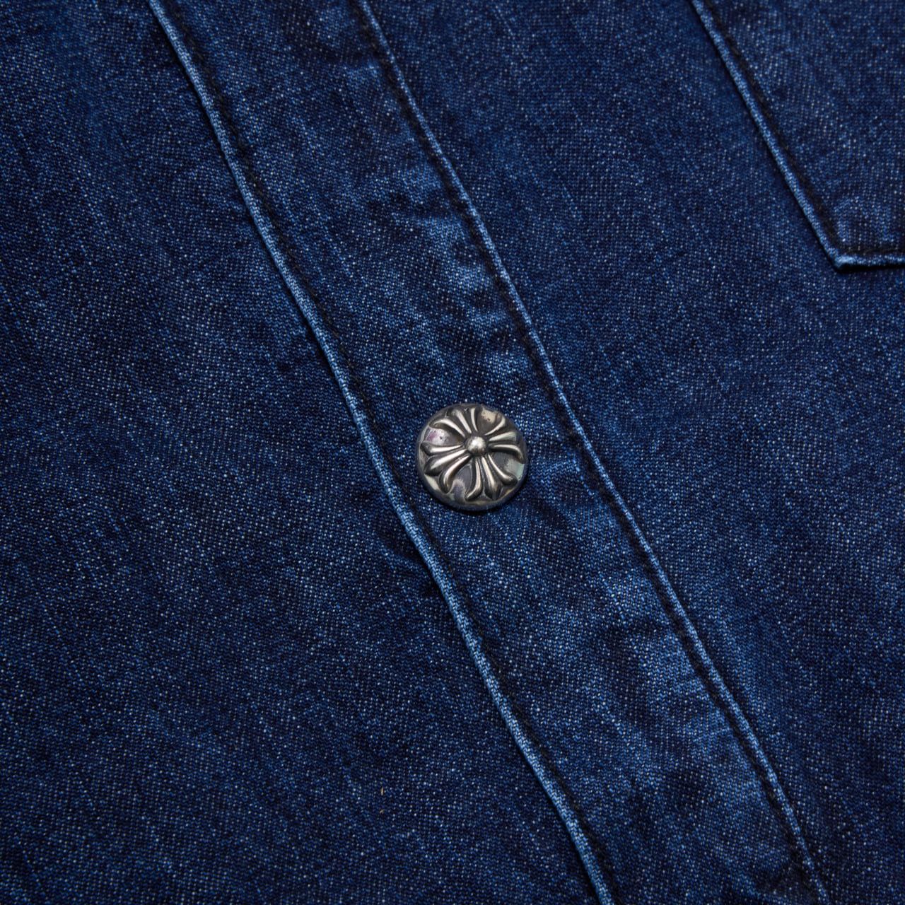 Chrome Hearts CHROME HEARTS Work’n Garage WSH Denim White Print Size US L / EU 52-54 / 3 - 9 Thumbnail