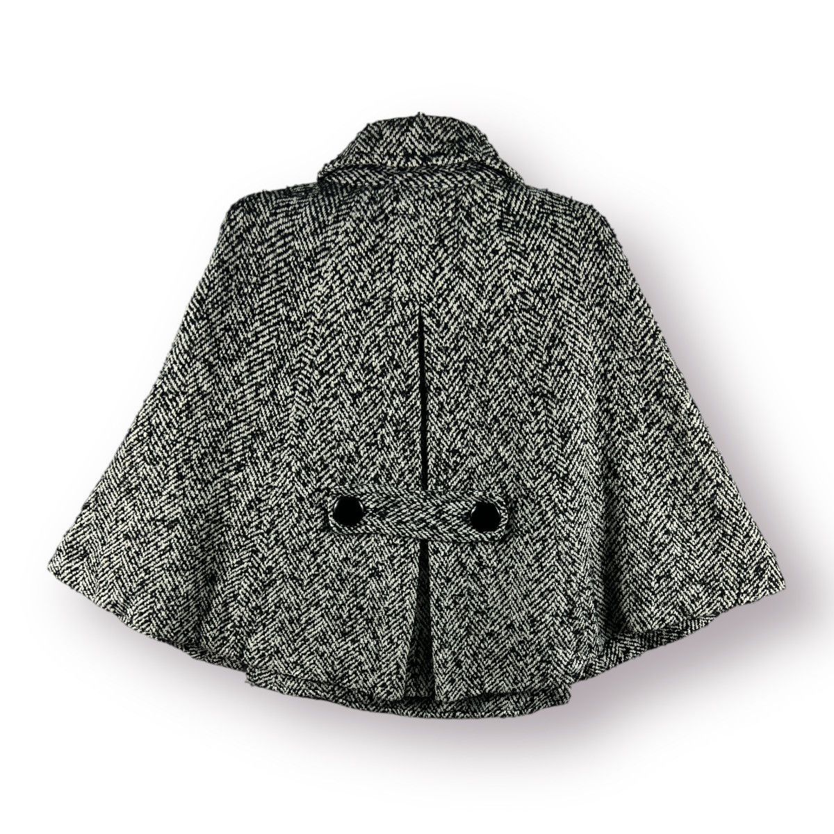 Japanese Brand 🔥 Natural Couture Japanese Tweed button Capes Size S / US 4 / IT 40 - 12 Thumbnail