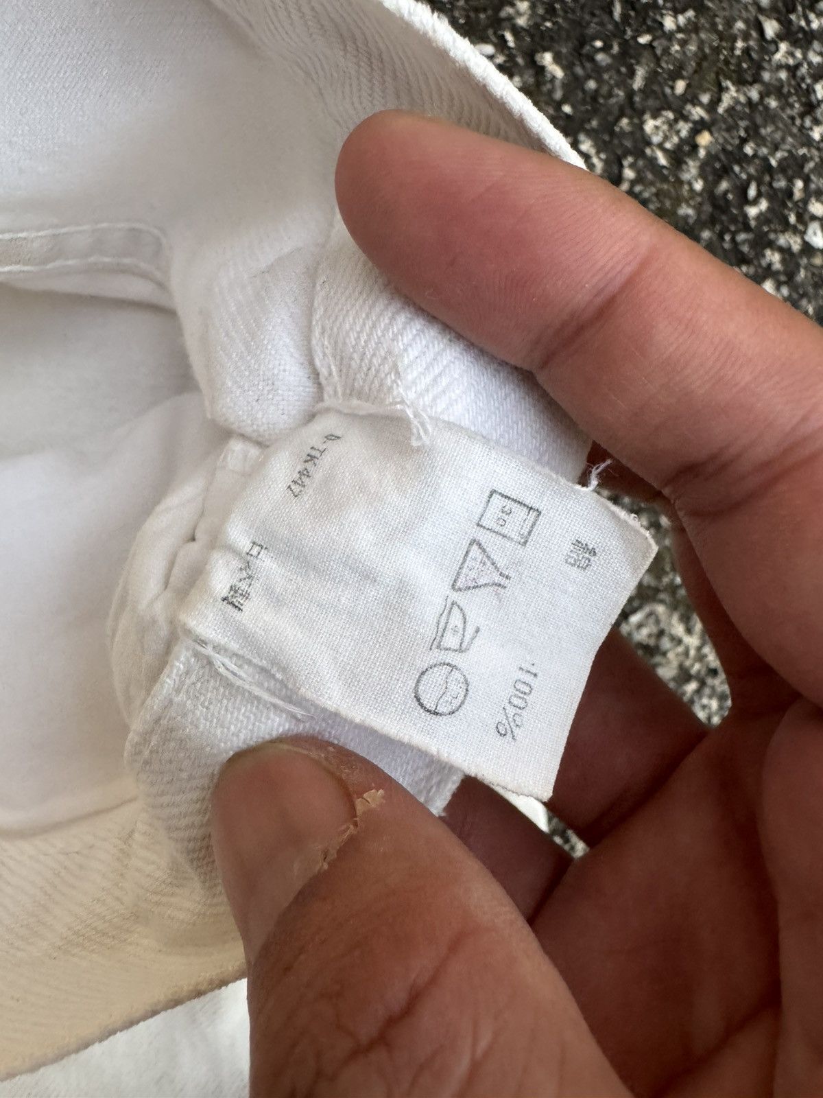 A.P.C. APC SELVEDGE DENIM WHITE JEANS Size US 29 - 6 Thumbnail