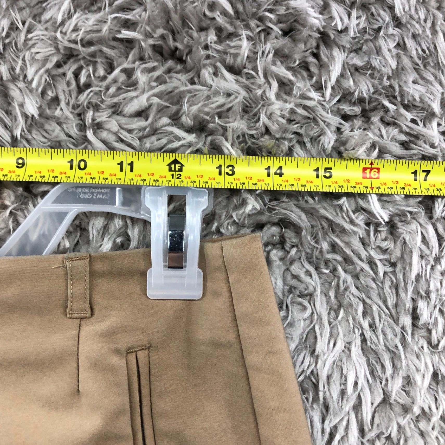 H&M H&M Skirt Womens Midi Mini Beige Cotton Logo 6 Juniors Button Pockets? Size 28" / US 6 / IT 42 - 2 Thumbnail