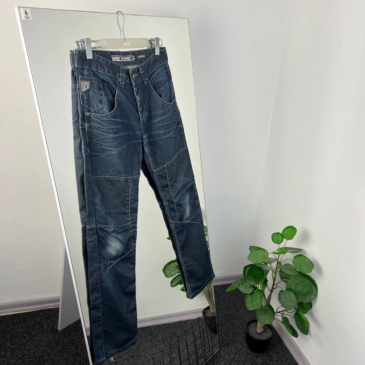 Diesel Y2K Vintage Diesel Denim Pants Italy Designer Distressed Size US 30 / EU 46 - 1 Thumbnail