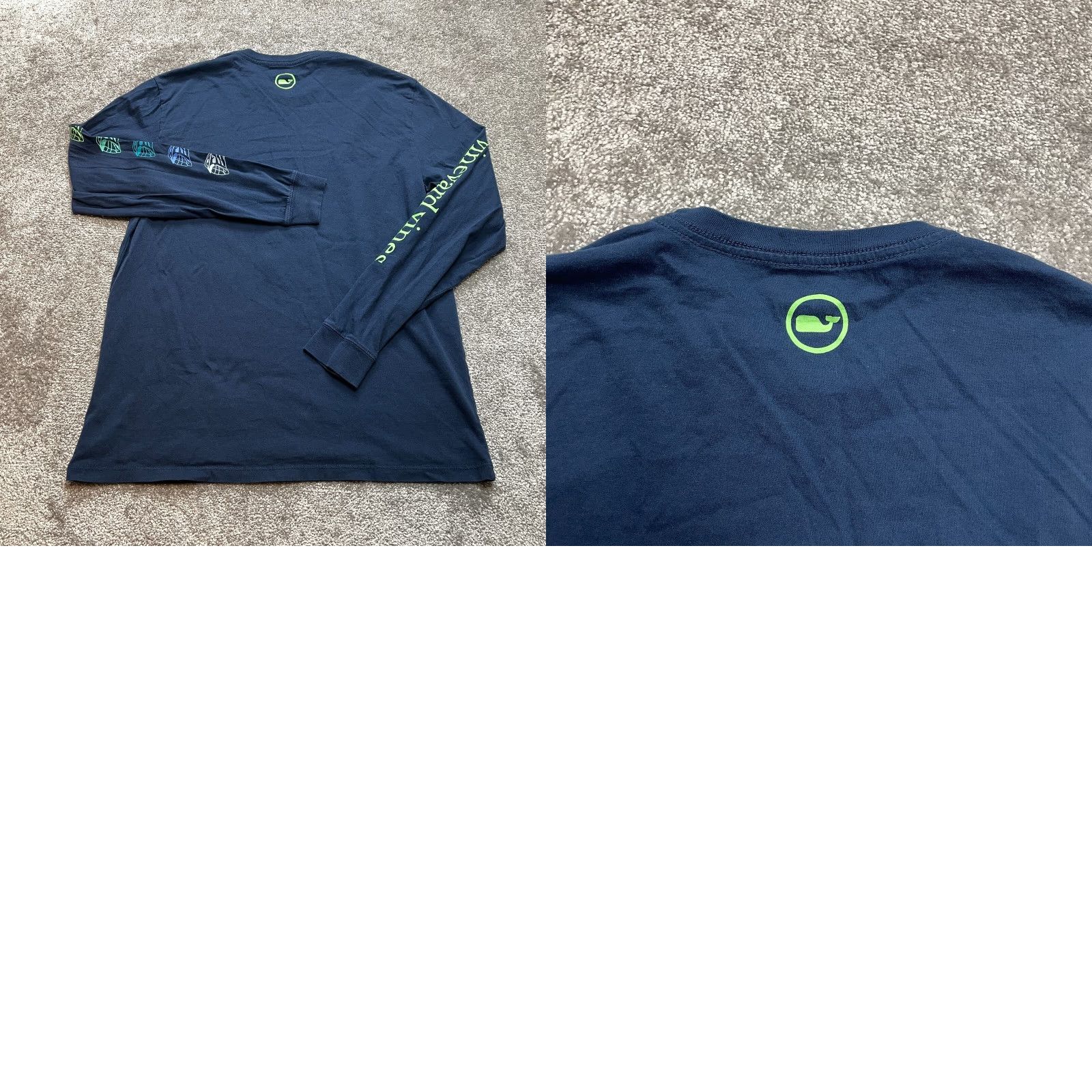 Vineyard Vines Vineyard Vines Lacrosse Shirt Mens M Blue Long Sleeve Cotton Crew Adult Tee Size US M / EU 48-50 / 2 - 9 Thumbnail
