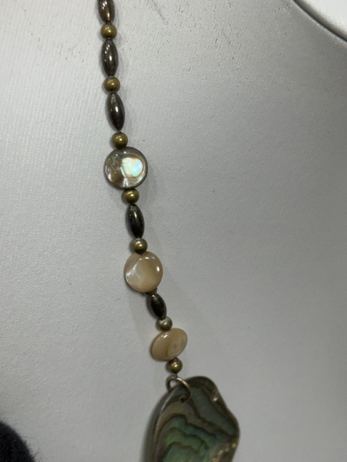 Vintage Vintage freshwater abalone Necklace Size ONE SIZE - 13 Thumbnail